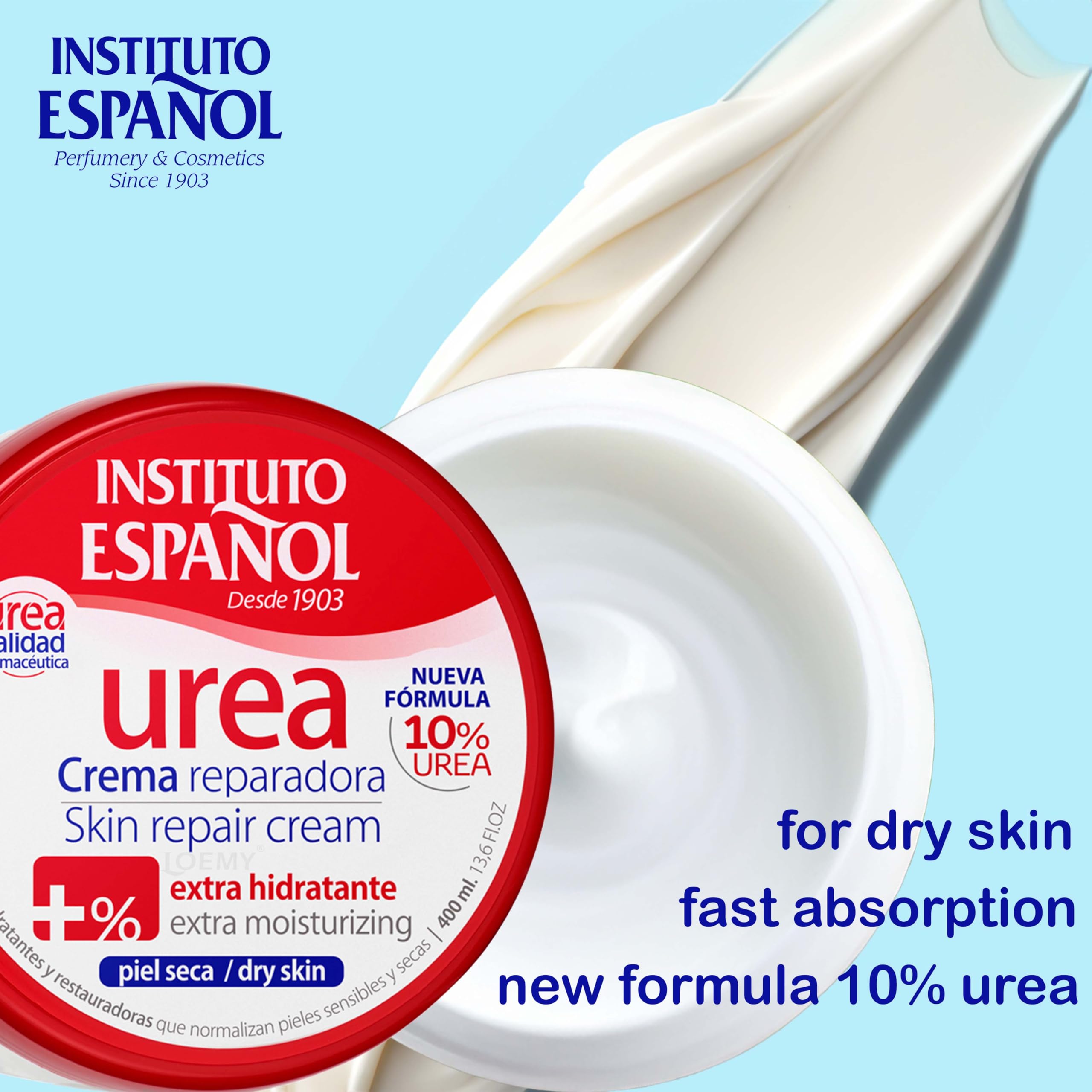 Instituto Español Crema Corpo Idratante per Pelle Secca e Screpolata, Crema Mani, Piedi, Rigenerante per Pelle Ruvidità, Tattamento Quotidiano con Alto Contenuto di Urea, Set Viaggio 430ml