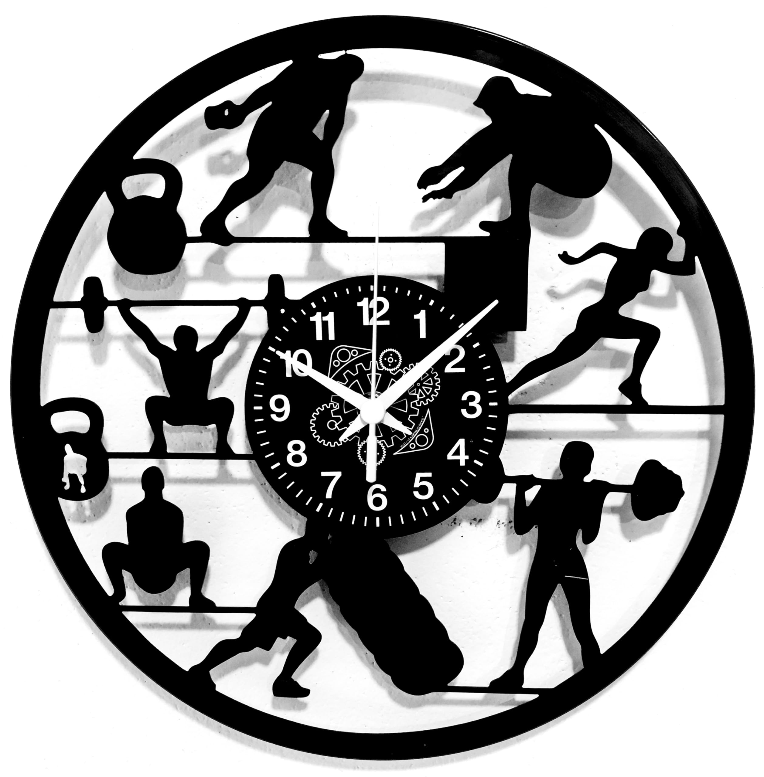 Instant Karma Clocks Watch, Vinyl, Black, 30cm