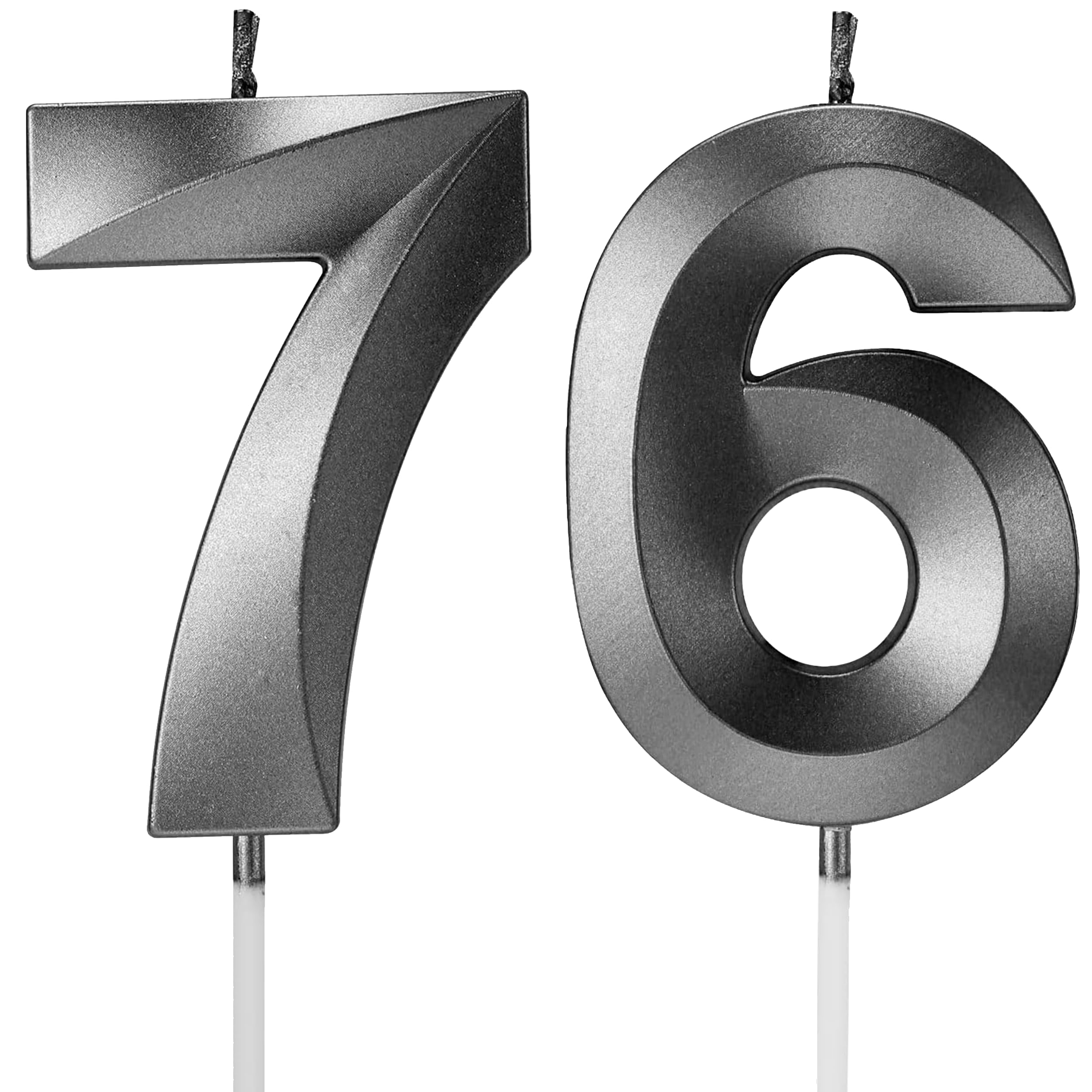 Birthday Candles Number Candles Age Year for Cakes Happy Birthday 3D Designed Wedding Anniversary Party Cake Topper Decorations