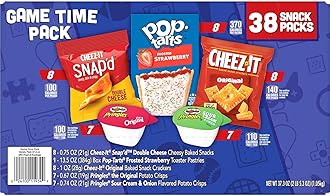 Kellogg'sGame Time Snacks, Variety Pack (38 Pk.), 37.3 Oz (Pack of 1)