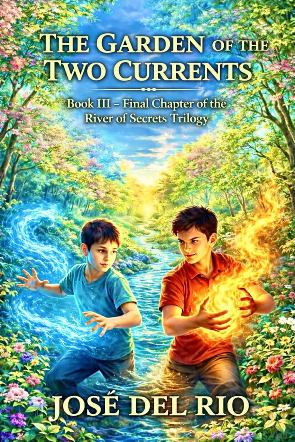 THE GARDEN OF THE TWO CURRENTS: A journey trough living roots,shared choise,and reunited brithers (The river of secret trilogy)