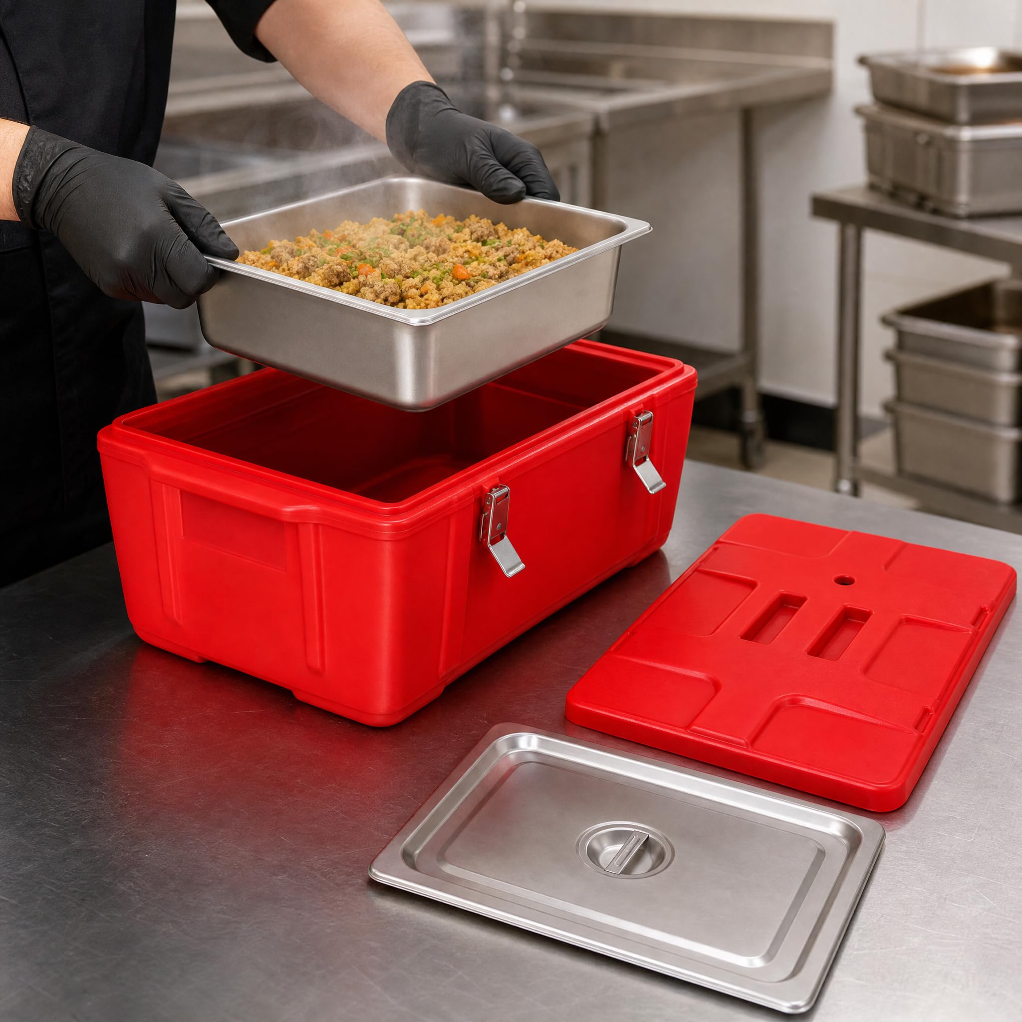 Isolierter Lebensmittelbehälter, Außenbox mit *20cm