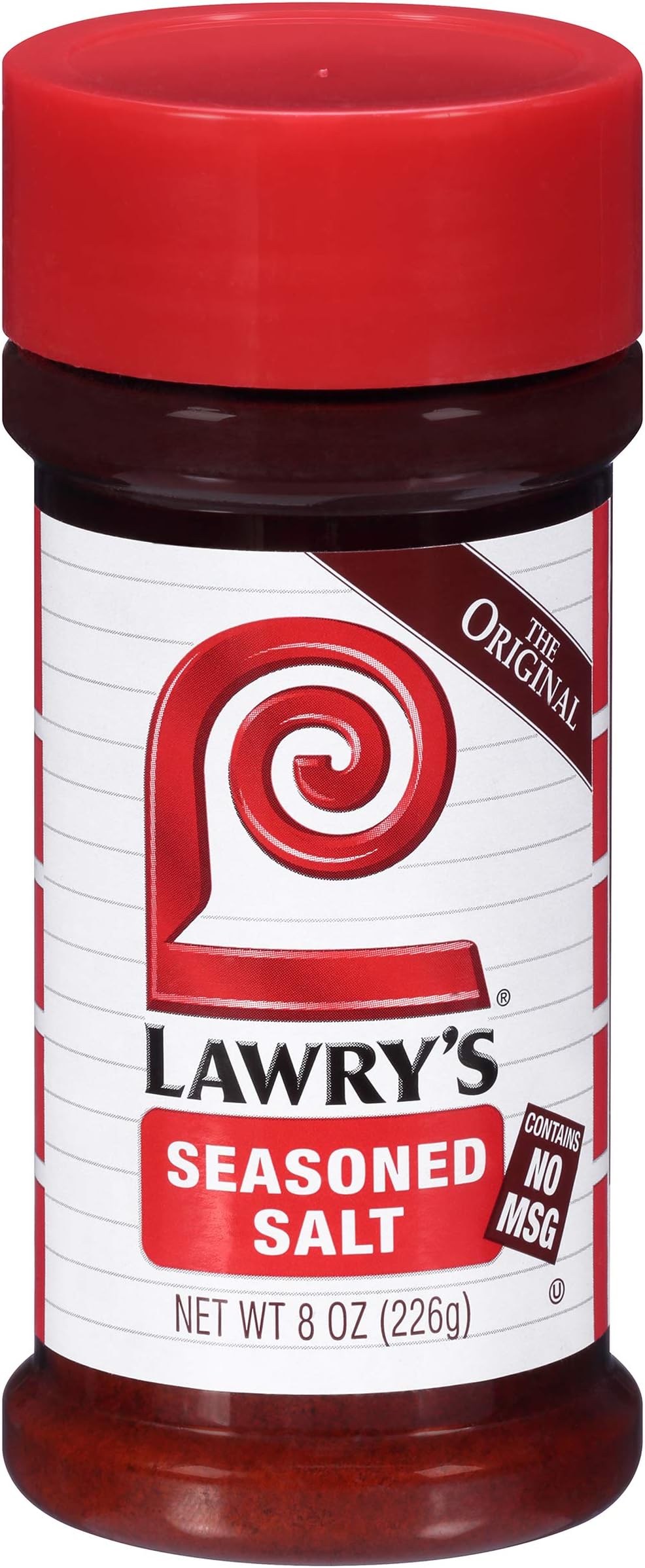 Lawry's NO MSG Original Seasoned Salt 8 Oz (Pack of 3