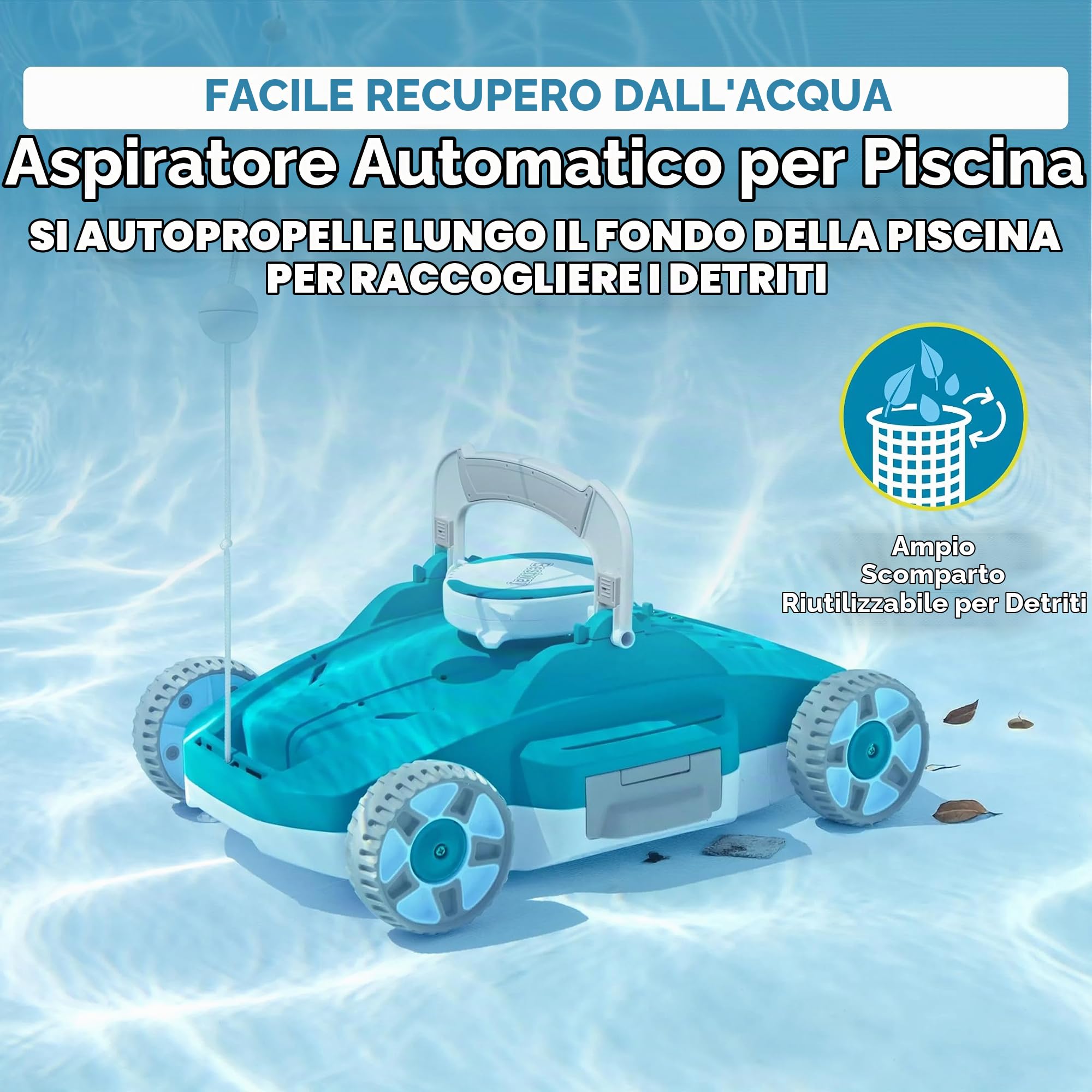 Bestway AquaTronix G200 Aspiratore Robotico per Piscina