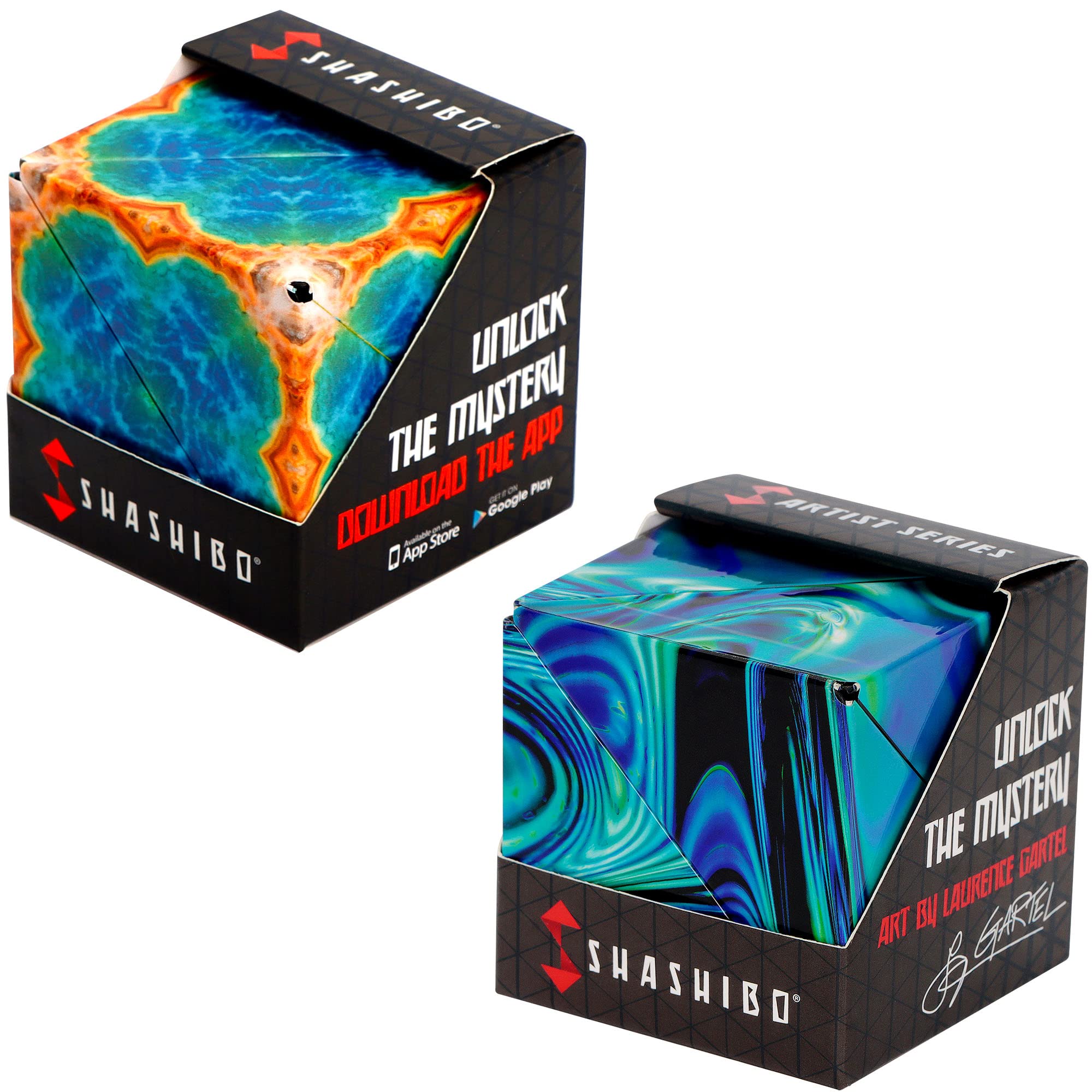 4個SHASHIBO形状変形ボックス Earth &Mystic Ocean Amazon.com: SHASHIBO Bundle of 2 - Earth & Mystic Ocean : Toys & Games