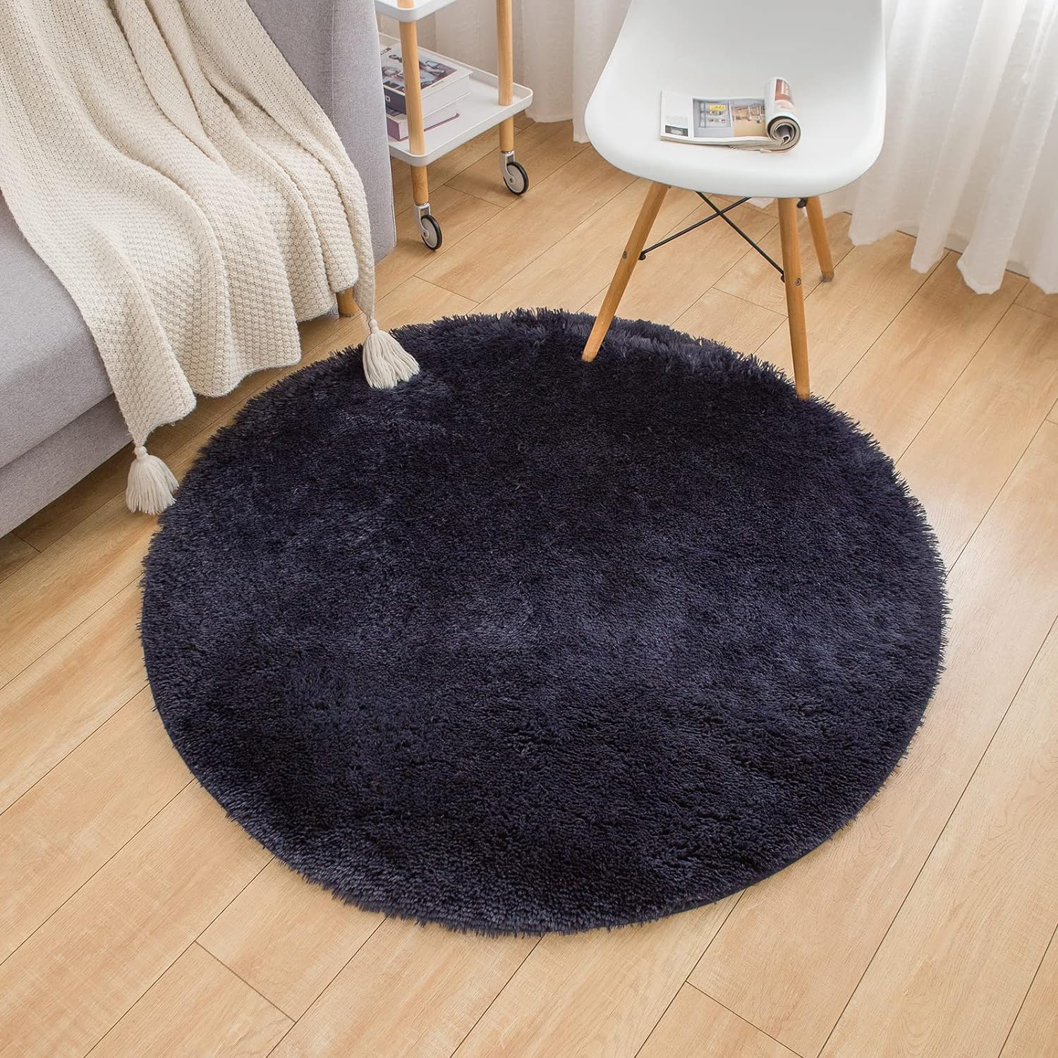Ivory Shaggy Carpet - Soft & Luxurious Rug -27 Ivory Shaggy Carpet - Soft & Luxurious Rug -27