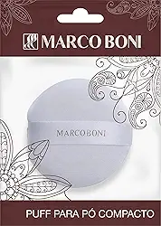 Marco Boni Puff Para Aplicação De Pó 8450 Branco 1 Unidade
