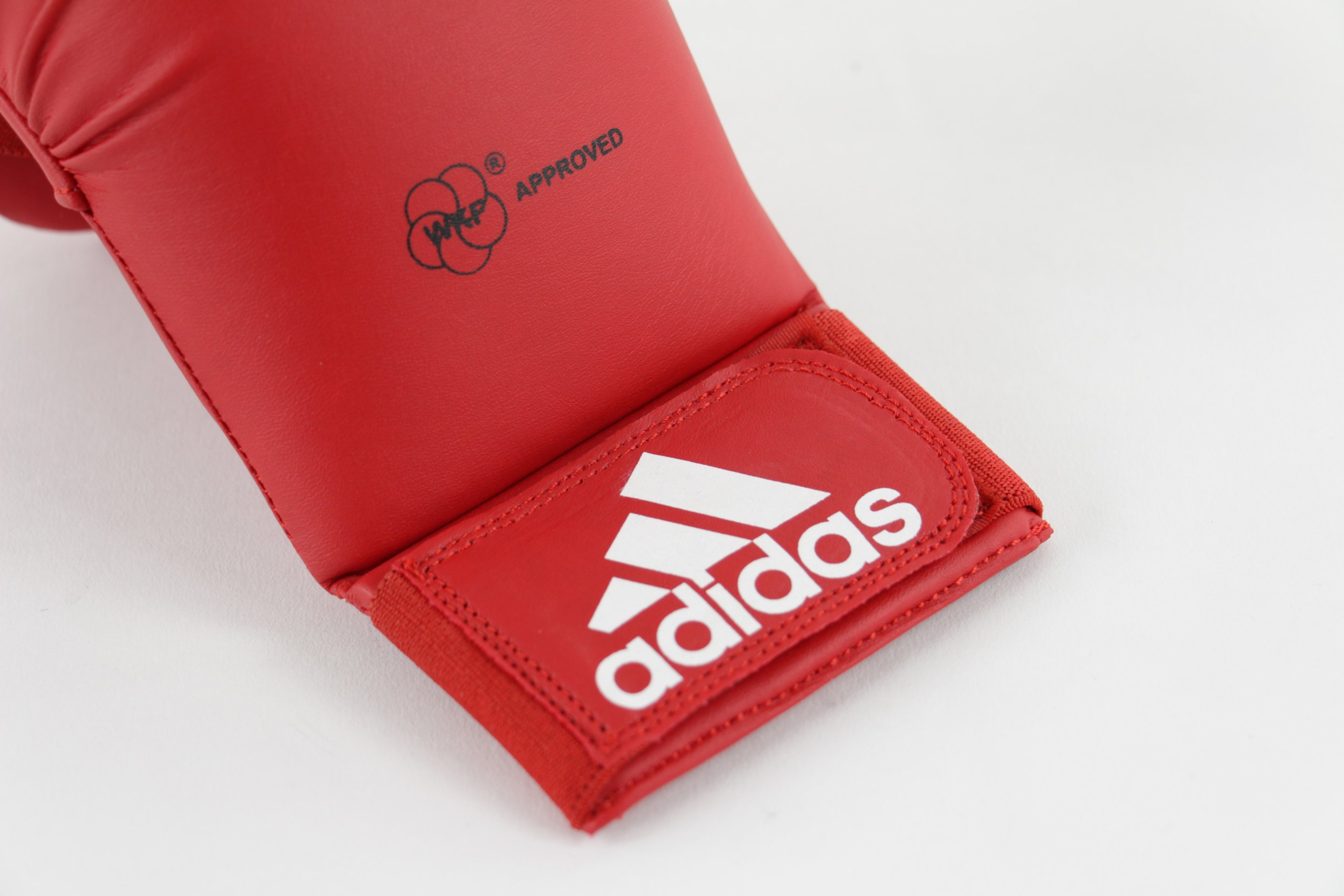 adidas Mitaines karaté WKF avec Pouce (Couleur : Rouge - Taille : XL)