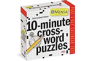 Mensa 10-Minute Crossword Puzzles Page-A-Day Calendar 2023: Crossword Fun Every Day of the Year