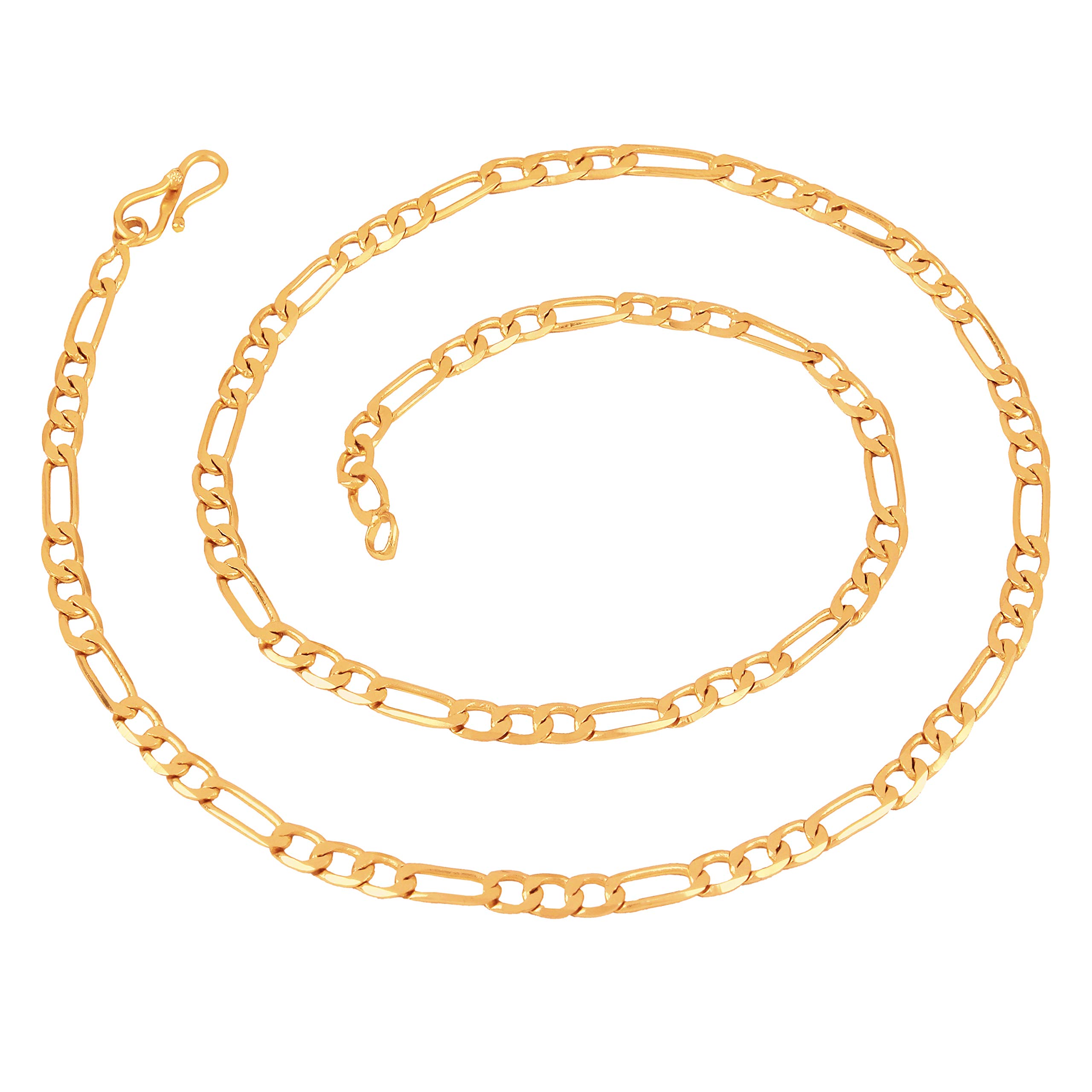 Trendy And Fancy Sleek Design Gold Plated Chain For Men & Boys-image-26