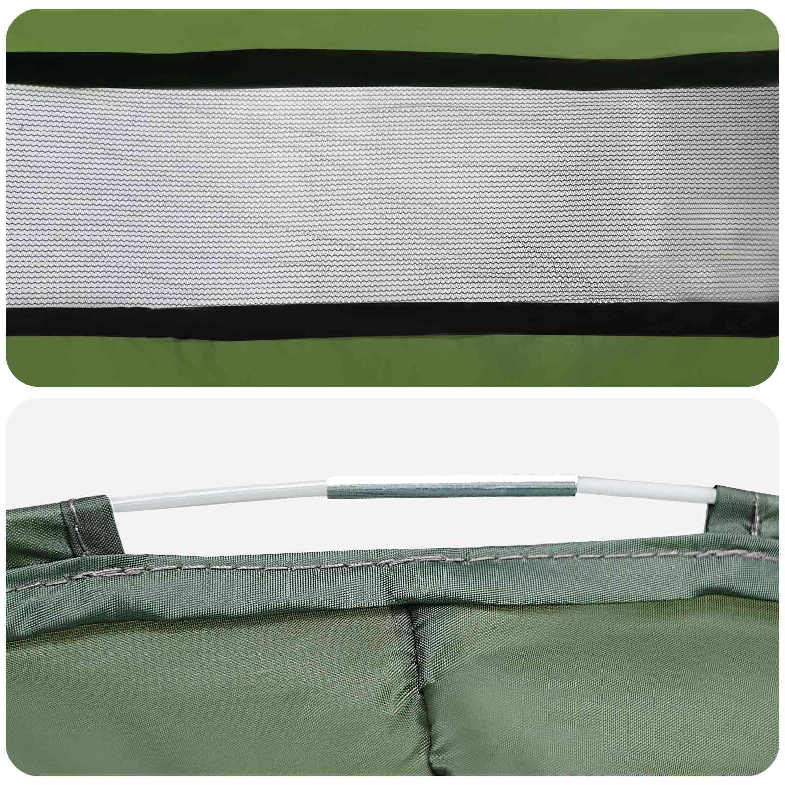 Tenda pop-up per WC, 97 x 126 cm, verde