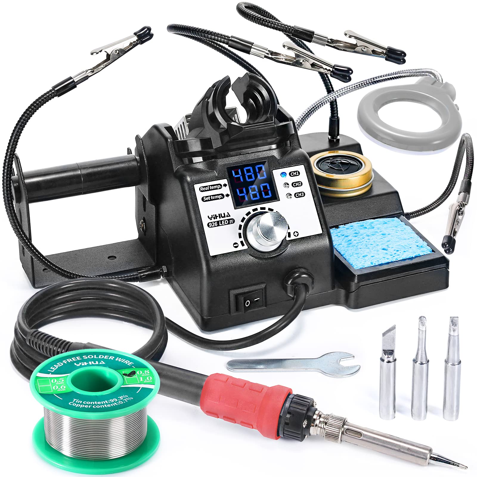 Buy YIHUA 926LEDIV EVO 110W Soldering Station 90480°C Soldering Kit