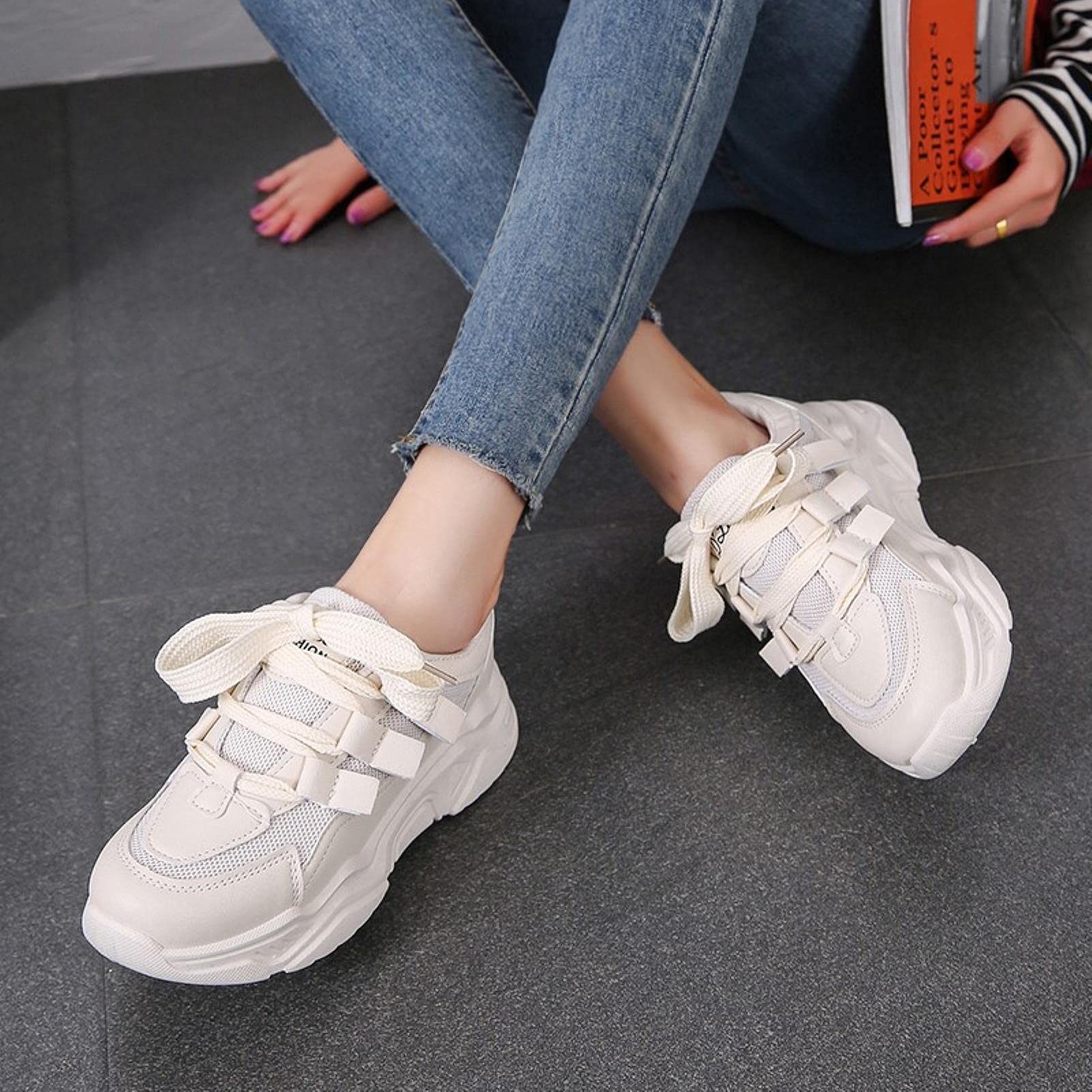 Womens Mesh Schoenen Dames Sneakers Vrouwelijke Casual Fashion Casual  Spring Herfst Designer Platform Schoenen Sneakers : Amazon.nl: Wonen \u0026  keuken