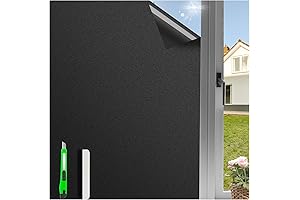 Total Blackout Window Privacy Film: Sun-Blocking Heat Control