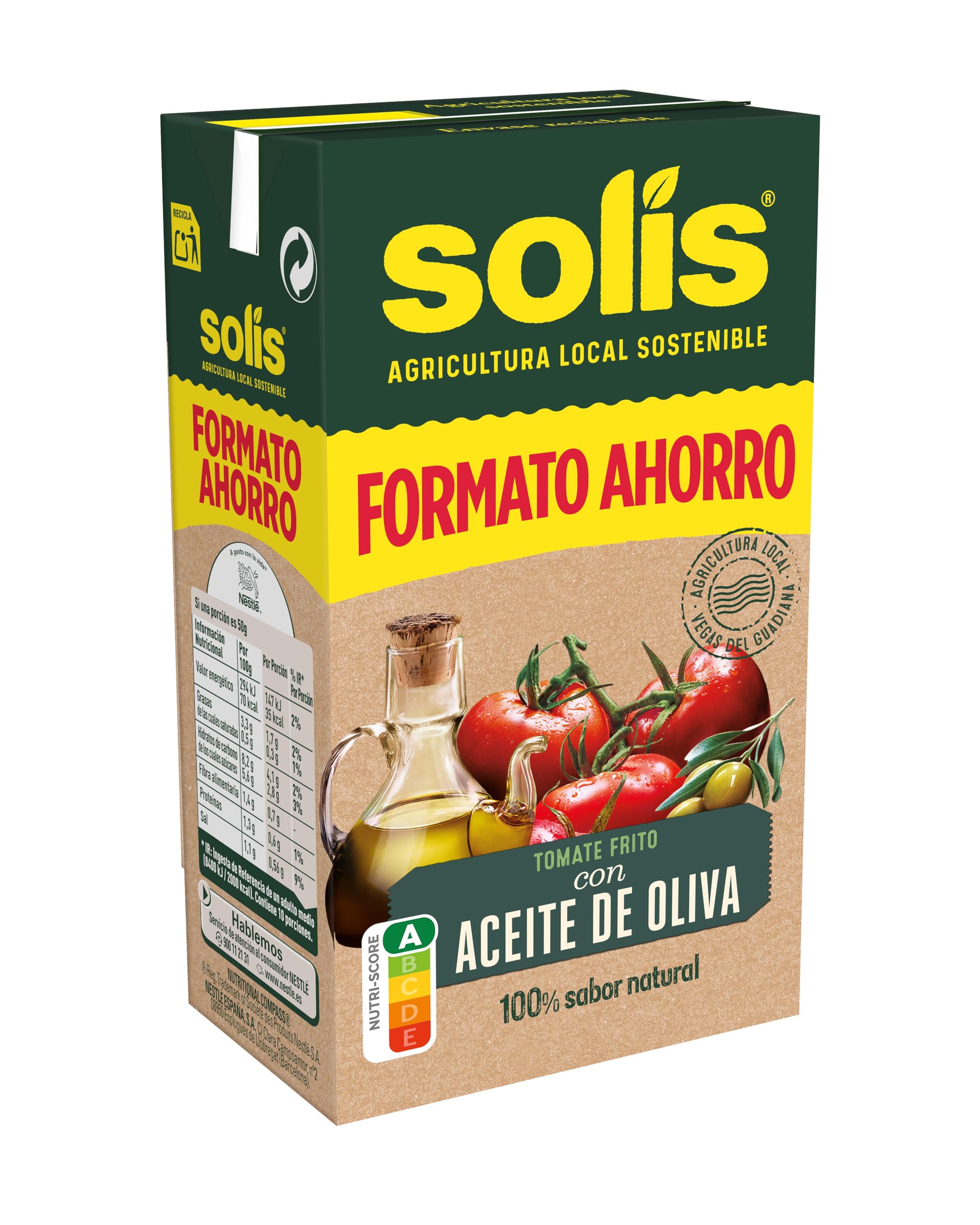 Solis Salsa de tomate COMBI OLIVA 12 x 500 g