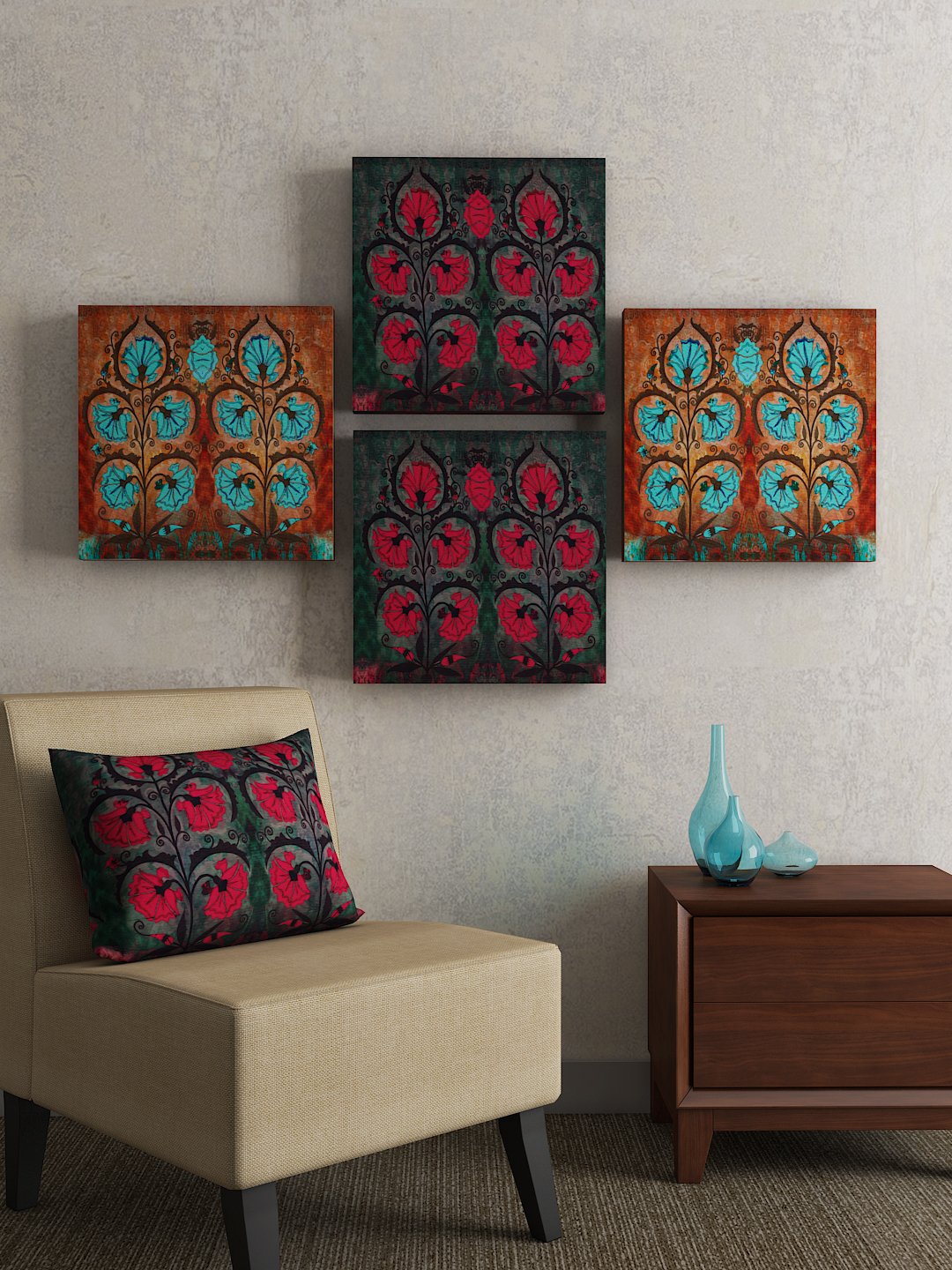 SEJ Wall Art Frame Set - 3 Abstract Designs -19 SEJ Wall Art Frame Set - 3 Abstract Designs -19