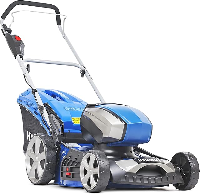 Hyundai 18"/45cm Cordless 80v Lithium-Ion Battery Lawnmower with Battery and Charger, 3 Year Warranty
