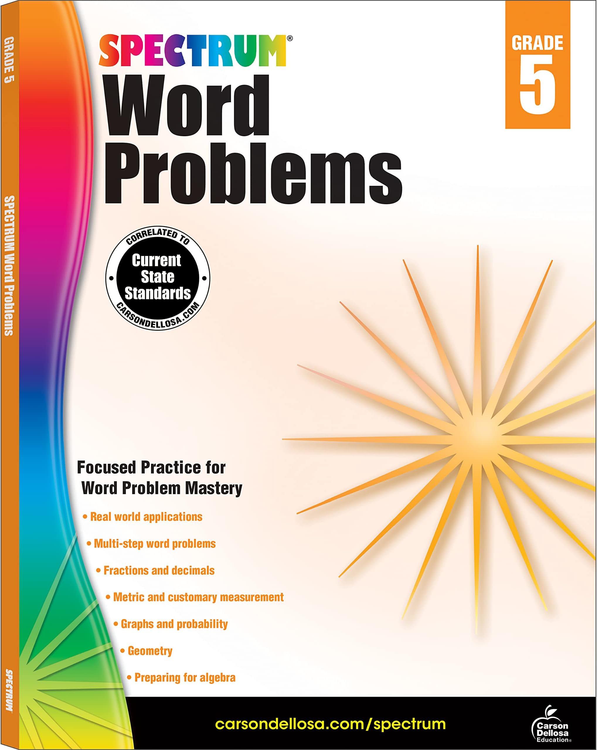 Spectrum Word Problems, Grade 5