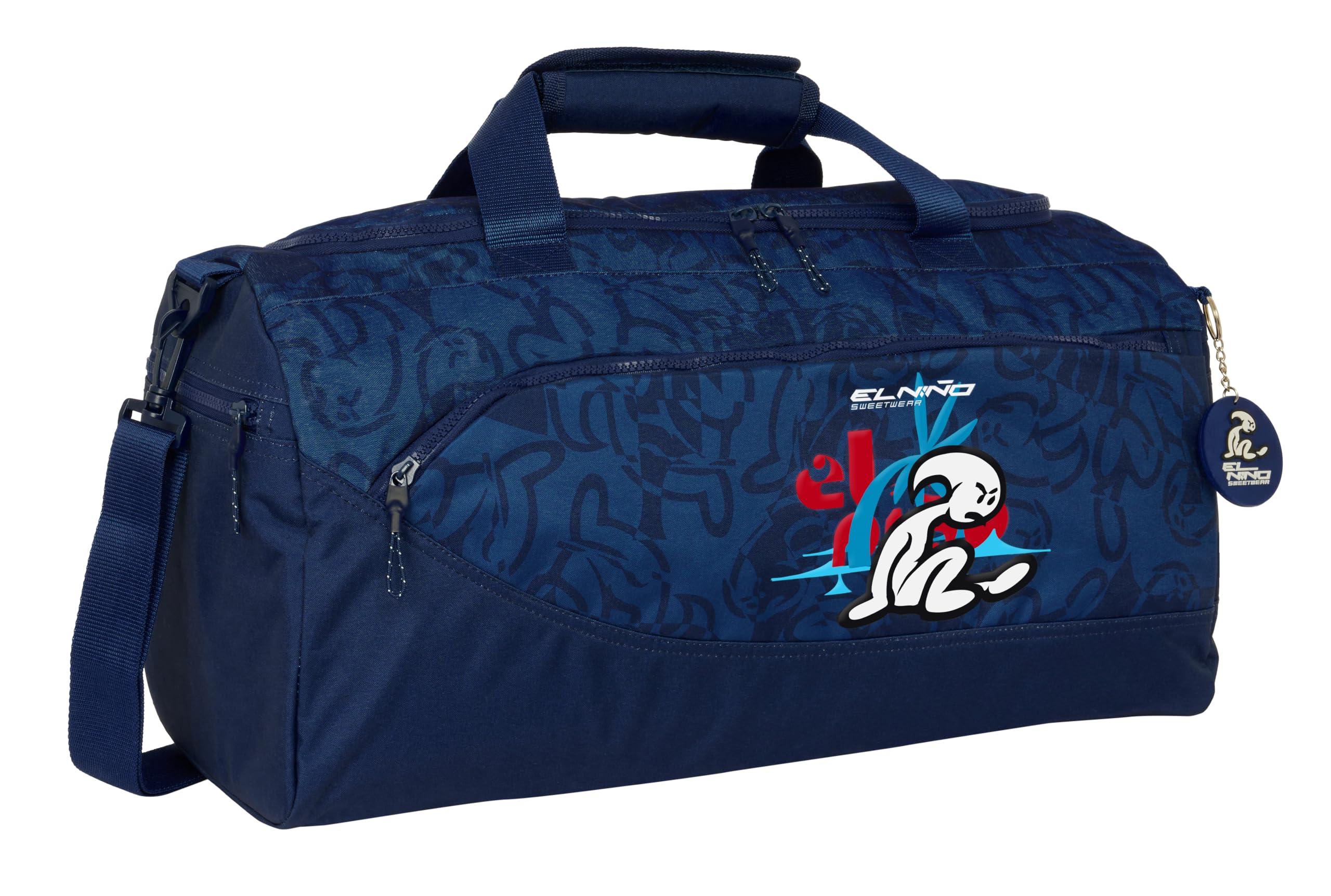 Safta EL NIÑO PARADISE - Bolsa de Deporte, Mochila, Ideal para Niños de Diferentes Edades, Cómoda y Versátil, Calidad y Resistencia, 50x25x25 cm, Color Azul Marino