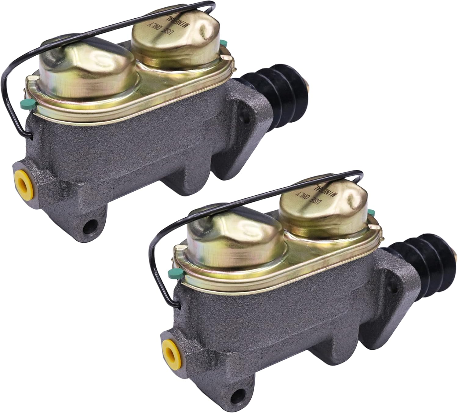 JEENDA 2PCS Master Cylinder D126695 D120090 Compatible with Case 450C 480D 480LL 580D 580E 580G 580SD 580SE 455C 850D 855D 480E 480F 480LL 584D 584E 585D 585E 586D 586E D131596 D127519