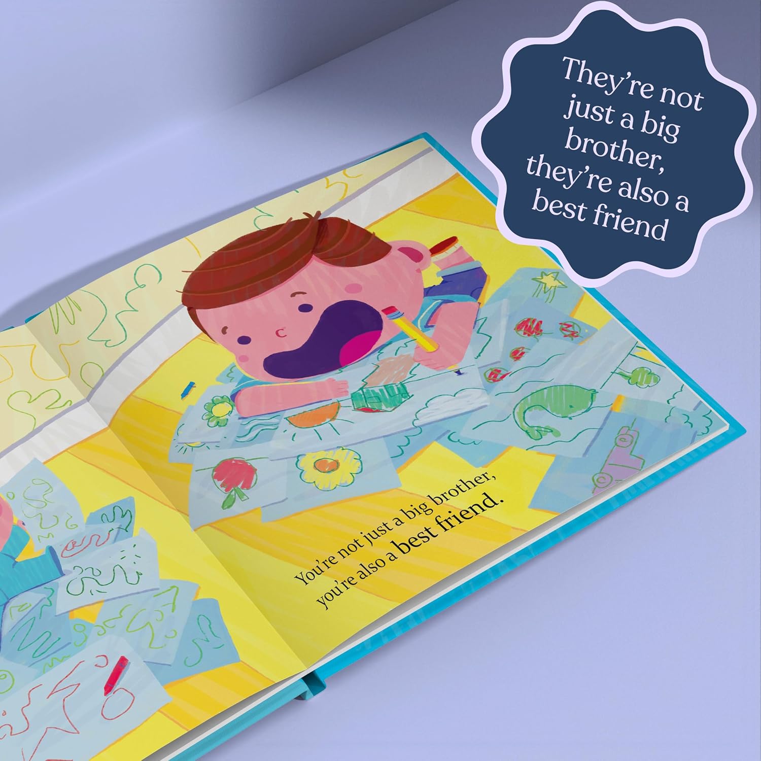 Best Big Brother Ever - New Big Brother Gift - Personalized Children's Book