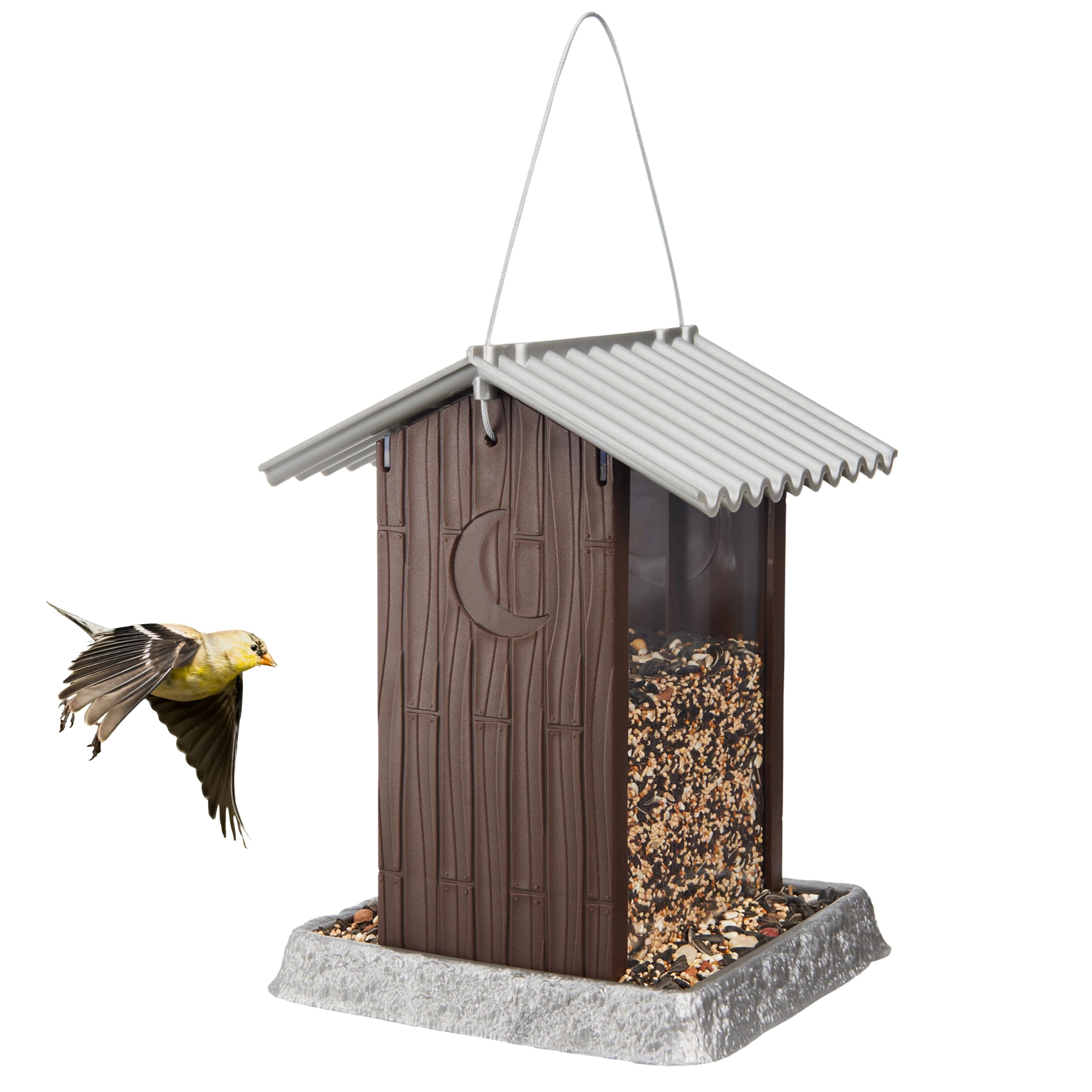 North States School House Birdfeeder - Squirrel Proof! -12