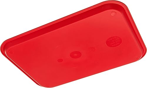 Miniatura 4 de Carlisle FoodService Products CT121605 Bandeja estándar para cafeteríacomida rápida, 12 x 16 pulgadas, color rojo (paquete de 2)