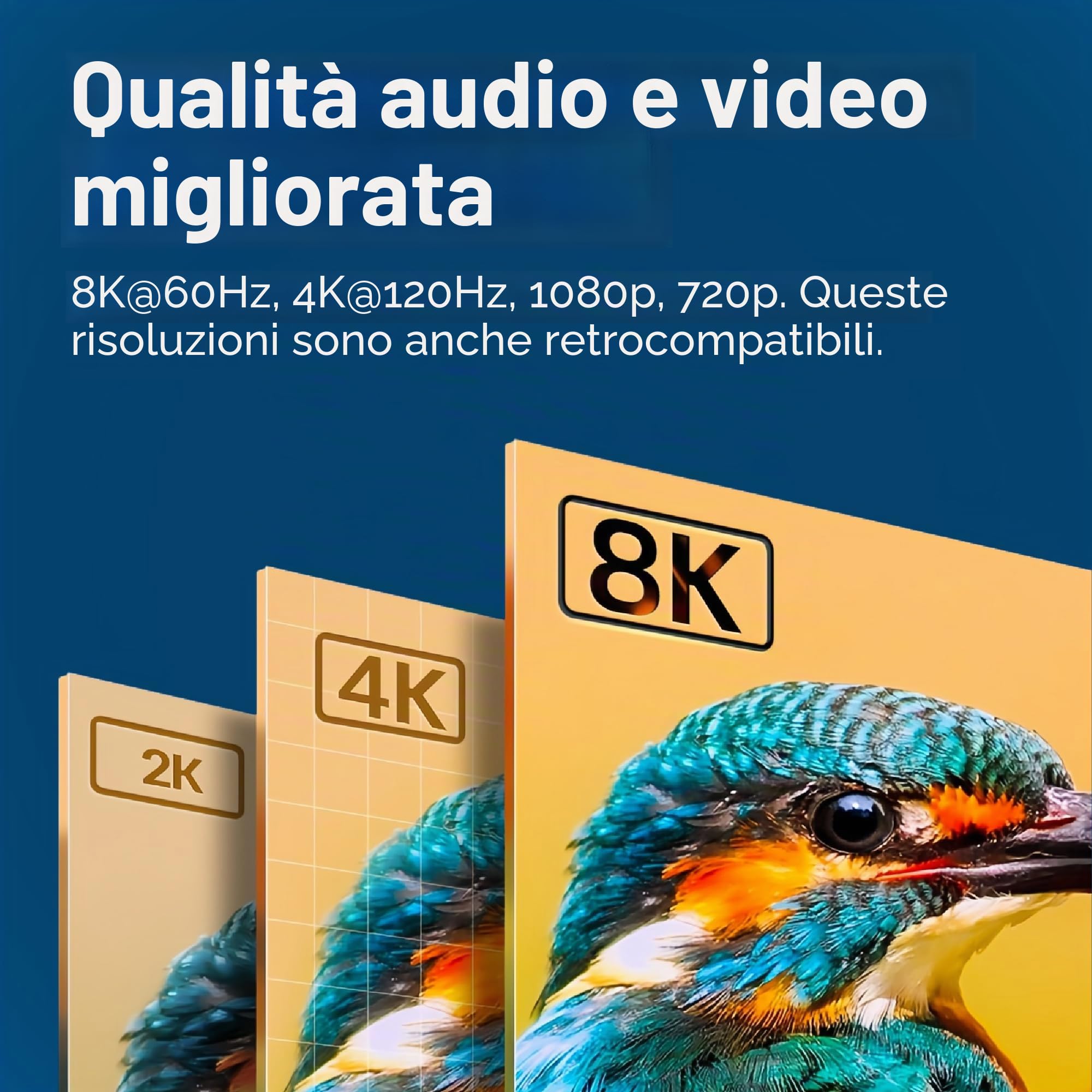 MMOBIEL Cavo in Fibra Ottica HDMI 8K 15m - 48Gbps Ultra High Speed - 8K@60Hz, 4K@120Hz, HDR Dinamico, ARC/eARC, HDMI 2.1, HDCP 2.2/2.3 - Compatibile con PS5/4, Xbox One, Laptop, Blu-ray, TV ecc. Nero