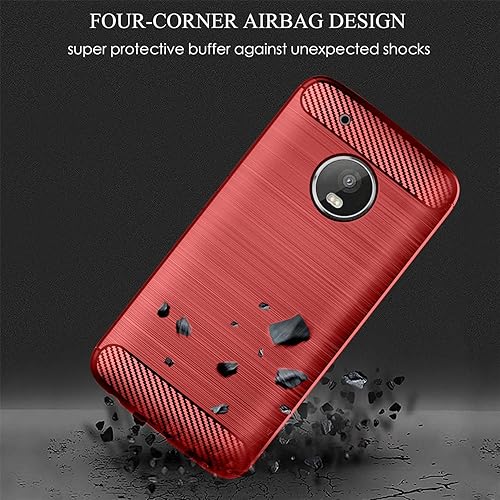 Miniatura 3 de Asuwish Funda protectora para Moto G5 Plus con protector de pantalla y accesorios de celda delgada y suave de TPU para Motorola MotoG5 G 5 5