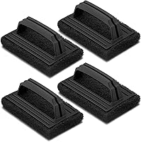 Vista 1 de HaSteeL - Kit de limpieza de 4 piezas, limpiador de parrilla HaSteeL con asa, cepillo de limpieza de parrilla superior plana resistente