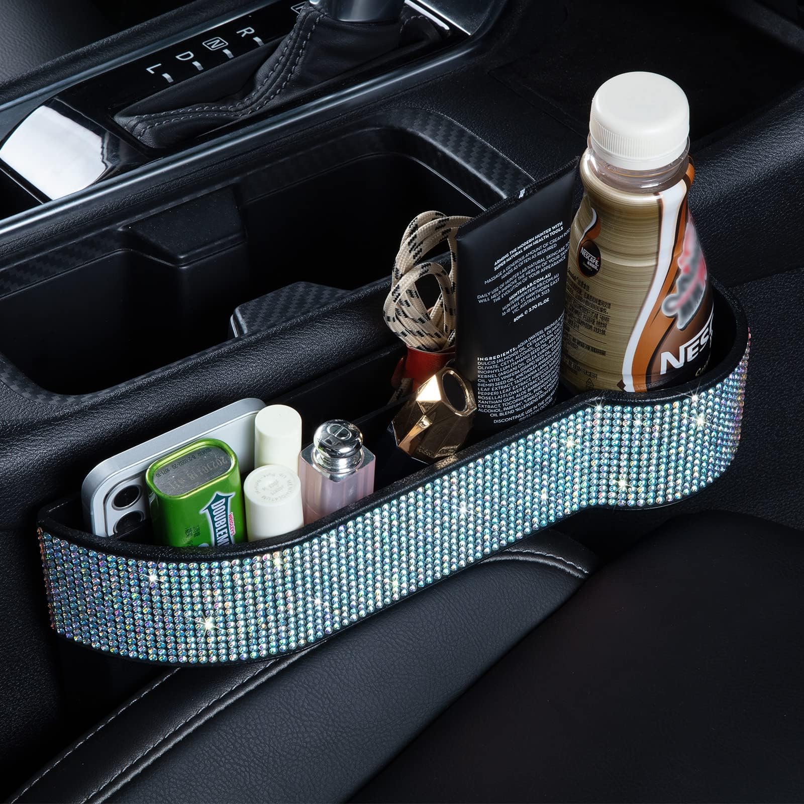 OKAHITA Car Seat Gap Organizer, Car Seat Gap Filler with