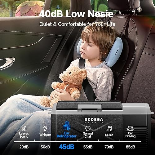 Miniatura 7 de BODEGA BODEGACOOLER - Refrigerador de automóvil de 12 voltios, congelador portátil de 18 cuartos de galón, refrigerador de automóvil -4-68,