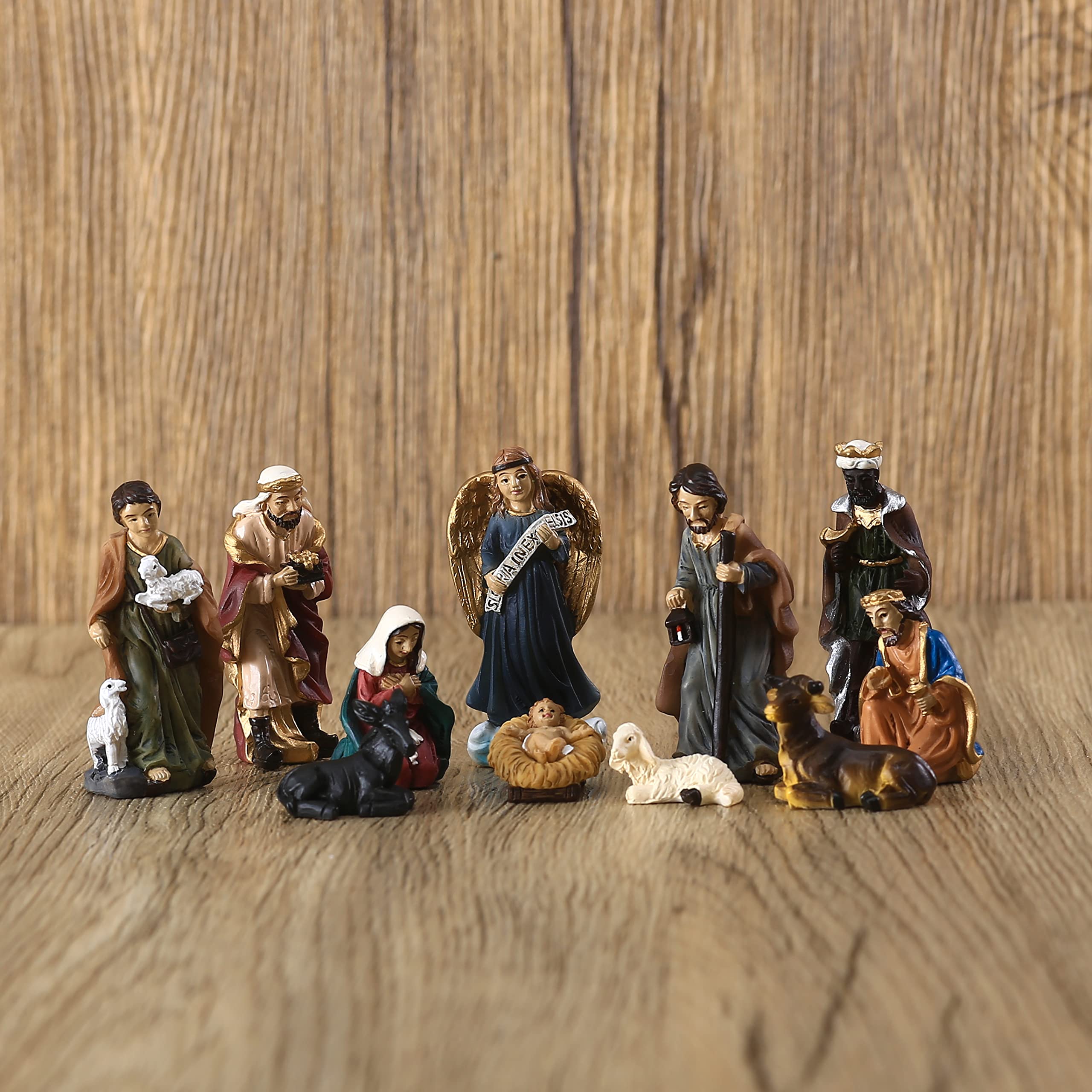 Nativity Sets for Christmas Indoor Baby Jesus Christ Christmas Manger