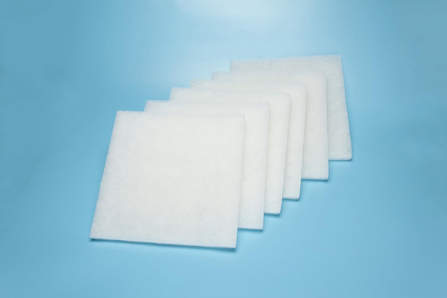 LTWHOME Square Polyester Filter Pads Fit for Danner 12202 Pondmaster PM 1000 and PM 2000 (Pack of 6)
