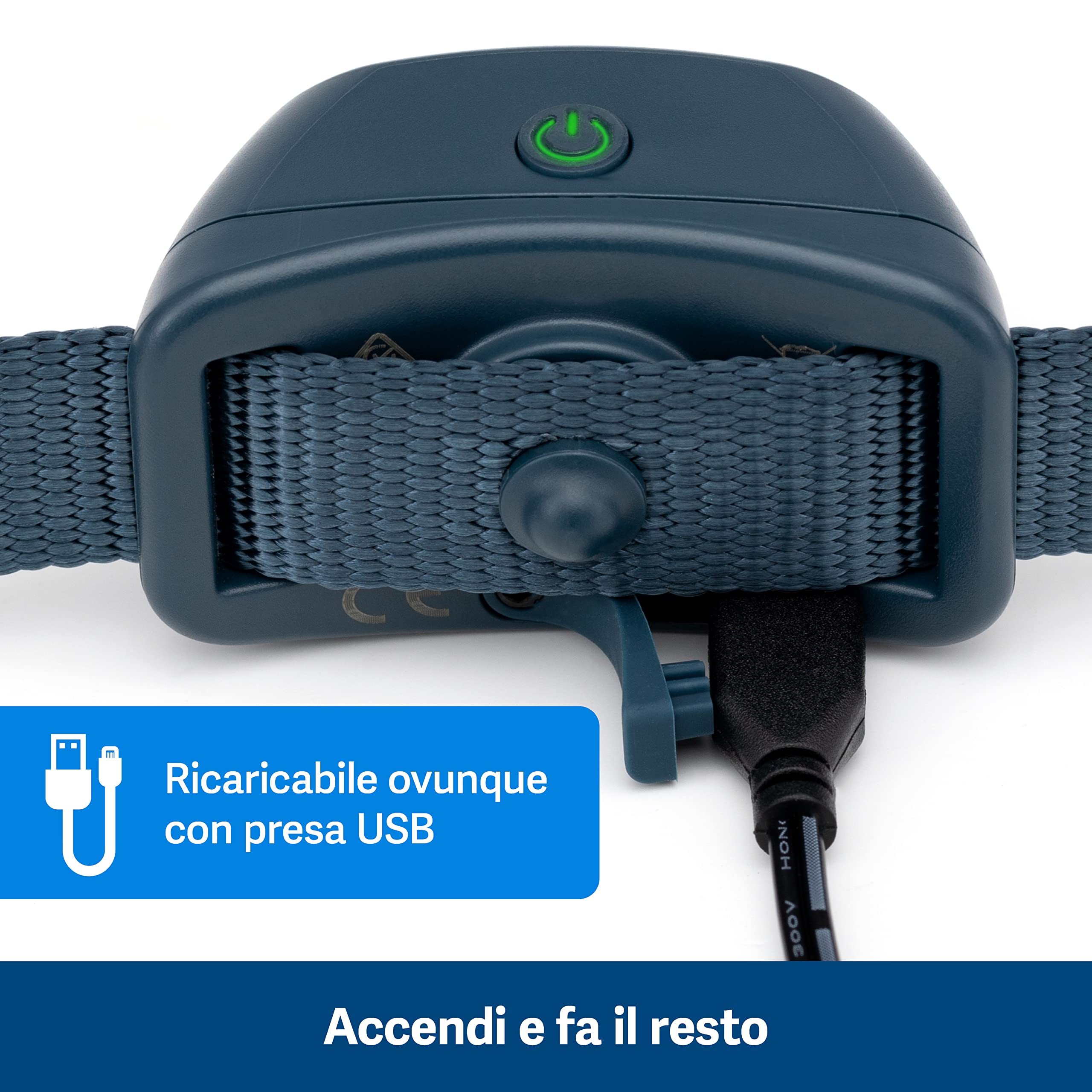 PetSafe - Collare Udibile Antiabbaio per Cani, 10 Livelli di Stimolazione Sicura, Ricaricabile e Impermeabile