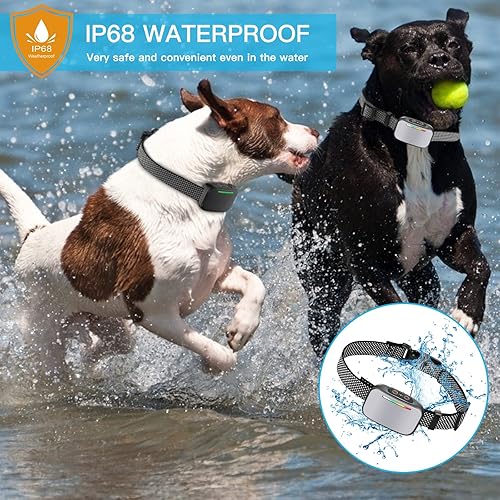 Miniatura 5 de Collar antiladridos para perros medianos y grandes y pequeños, de 5 a 15 libras, collar de freno de perro, collar antiladridos, collar antiladridos