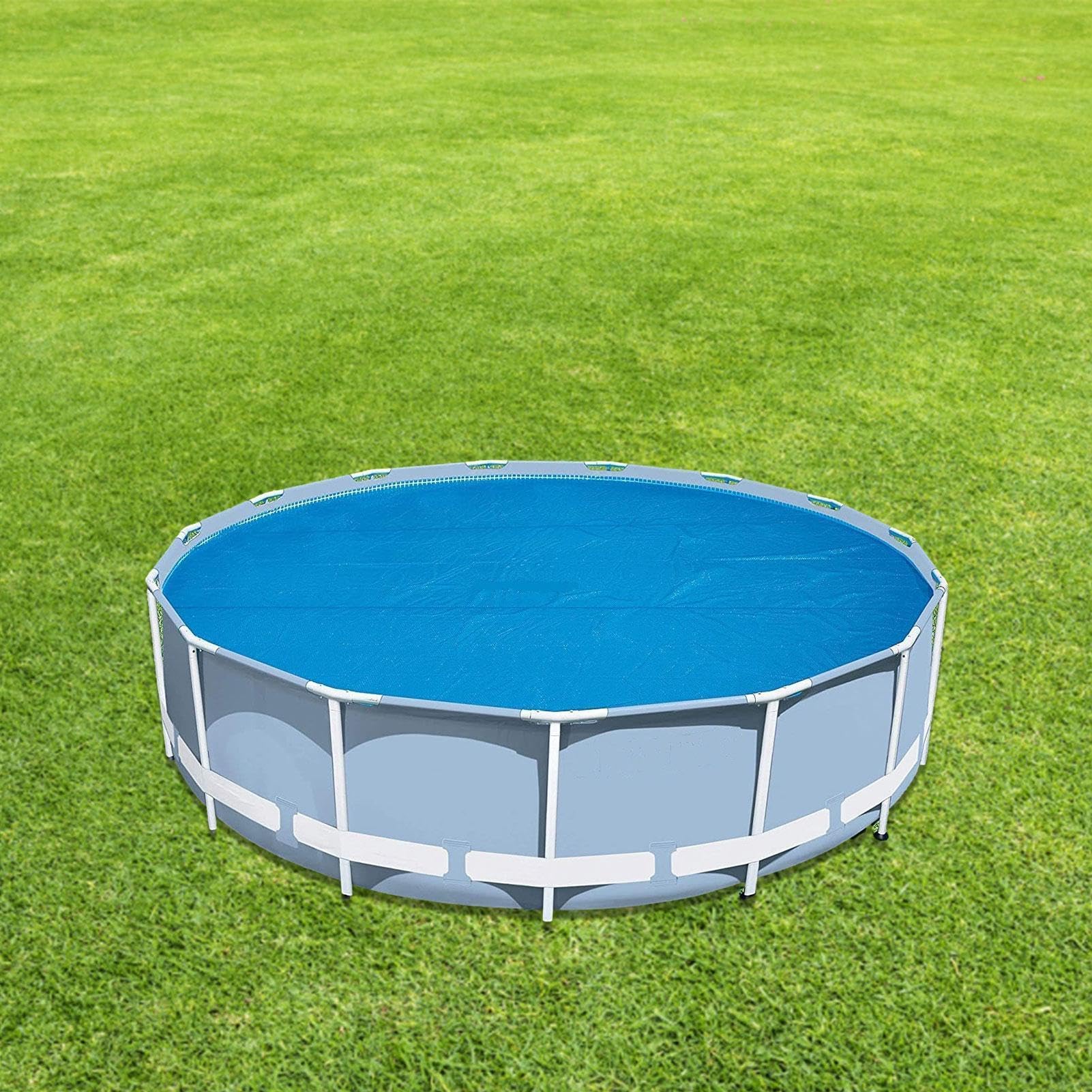 Parasole per piscina interrata | Copertura per vasca idromassaggio | copertura per spa galleggiante a taglio libero, conservazione del calore per piscine nel terreno e fuori terra