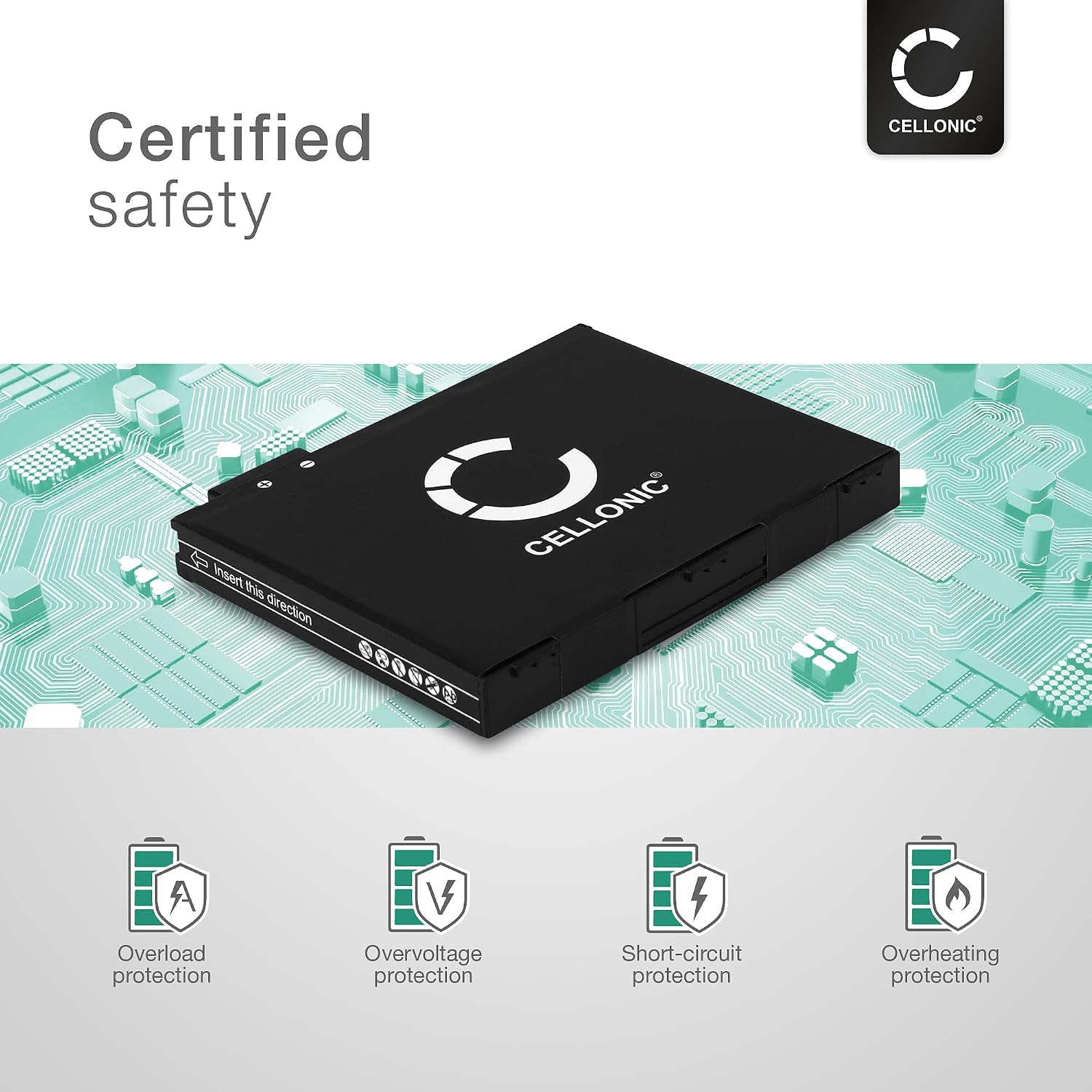 CELLONIC® Аккумулятор, совместимый с Netgear Nighthawk M5 / MR5000 / MR5100 / MR5200, W-20 4750 мА·ч, запасной аккумулятор