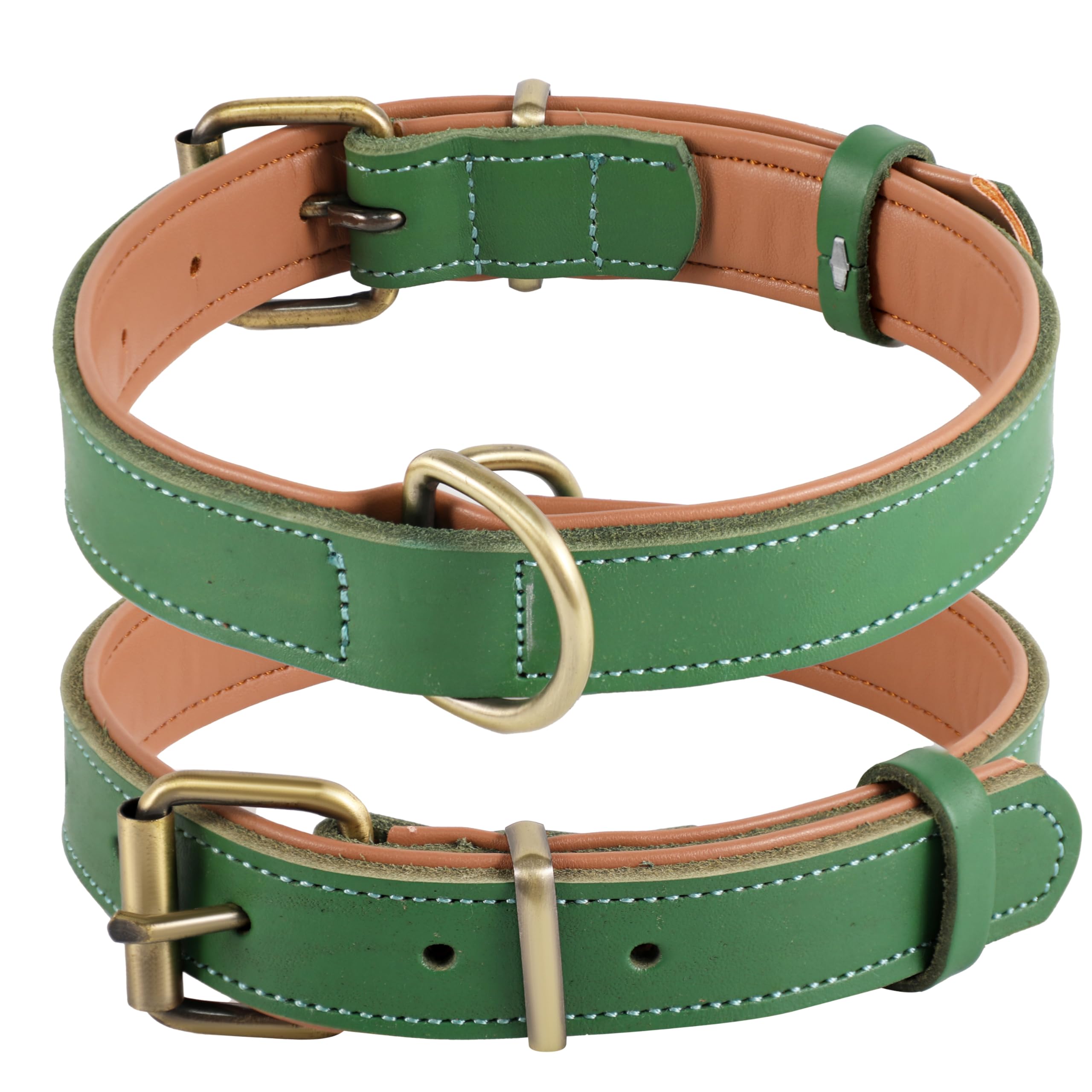 Leren hondenhalsband tijger - Dog's Companion