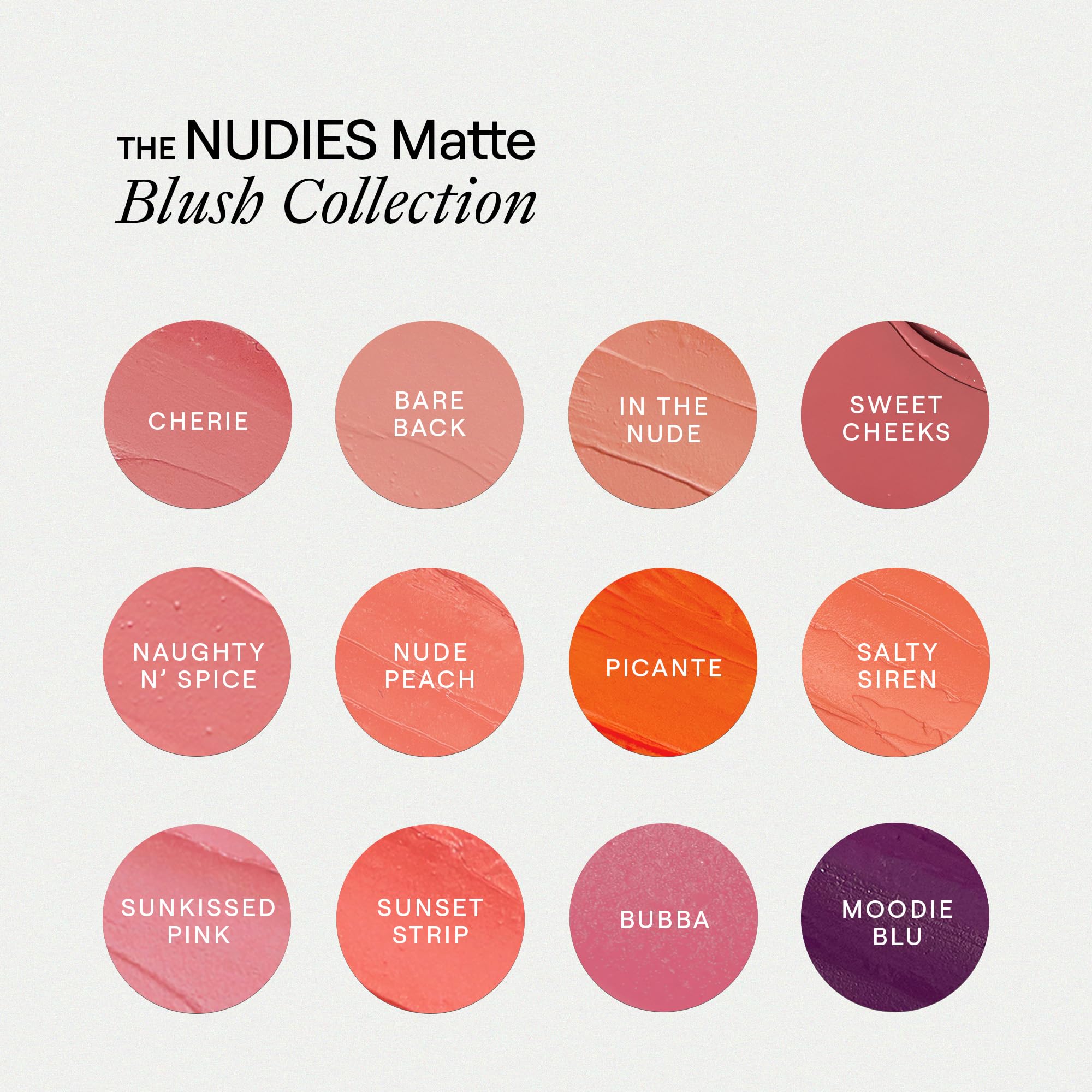 NUDESTIX Nudies Matte Blush Stick Bare Back – Creme Rouge Stick – Natürliches Mattes Finish, Langanhaltend, Vegan – Für Wangen, Augen & Lippen 7g