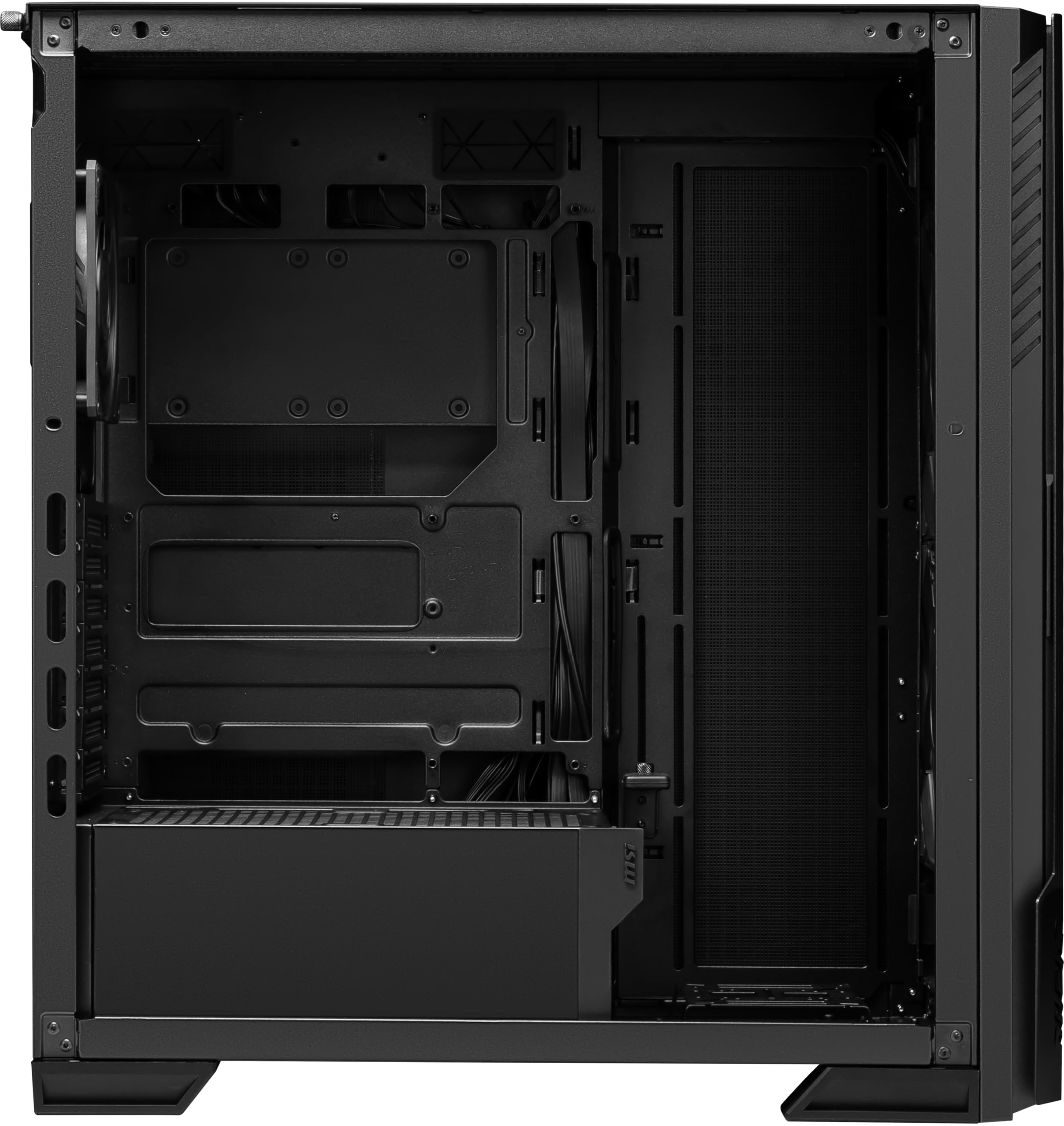 MSI MPG Velox 300R Airflow PZ - Case Mid-Tower Gaming PC - Pannello laterale in vetro temperato - 3 ventole ARGB da 120 mm - Supporto per raffreddamento a liquido radiatore fino a 360 mm - Pannello in