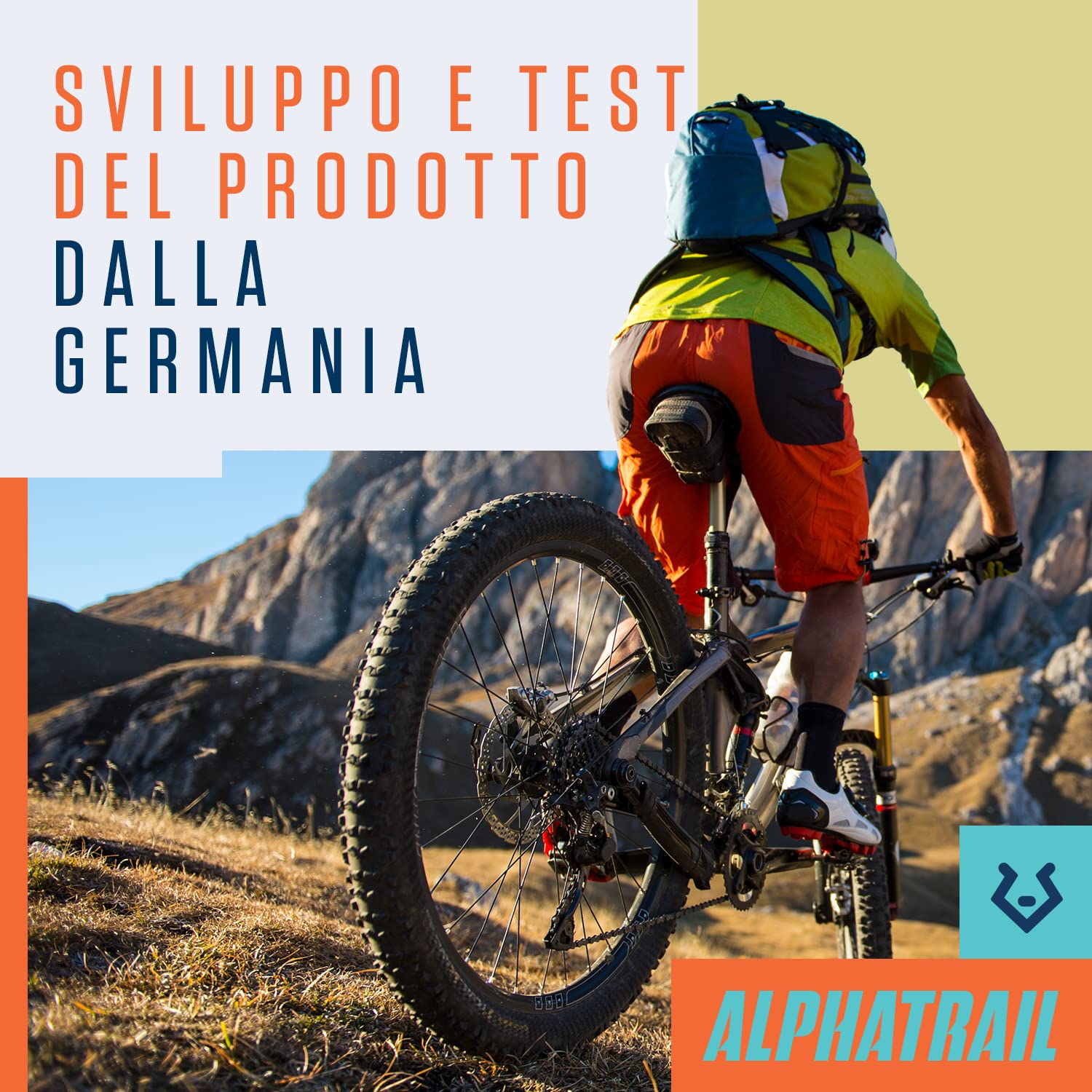 Alphatrail Pompa Ammortizzatori Bob - Per tutte le sospensioni 300 PSI / 20,7 Bar pressione massima I Valvola a 2 stadi I Air bleeder I manometro grande (Ø40mm) I Per RockShox, Fox etc