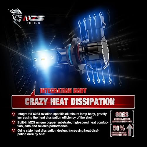 Vista 14 de MZS Combo de bombillas 9005 9006, 300% más brillantes, luces antiniebla HB3 HB4, enchufe instantáneo, 6500 K, xenón blanco 9005 9006, bombillas