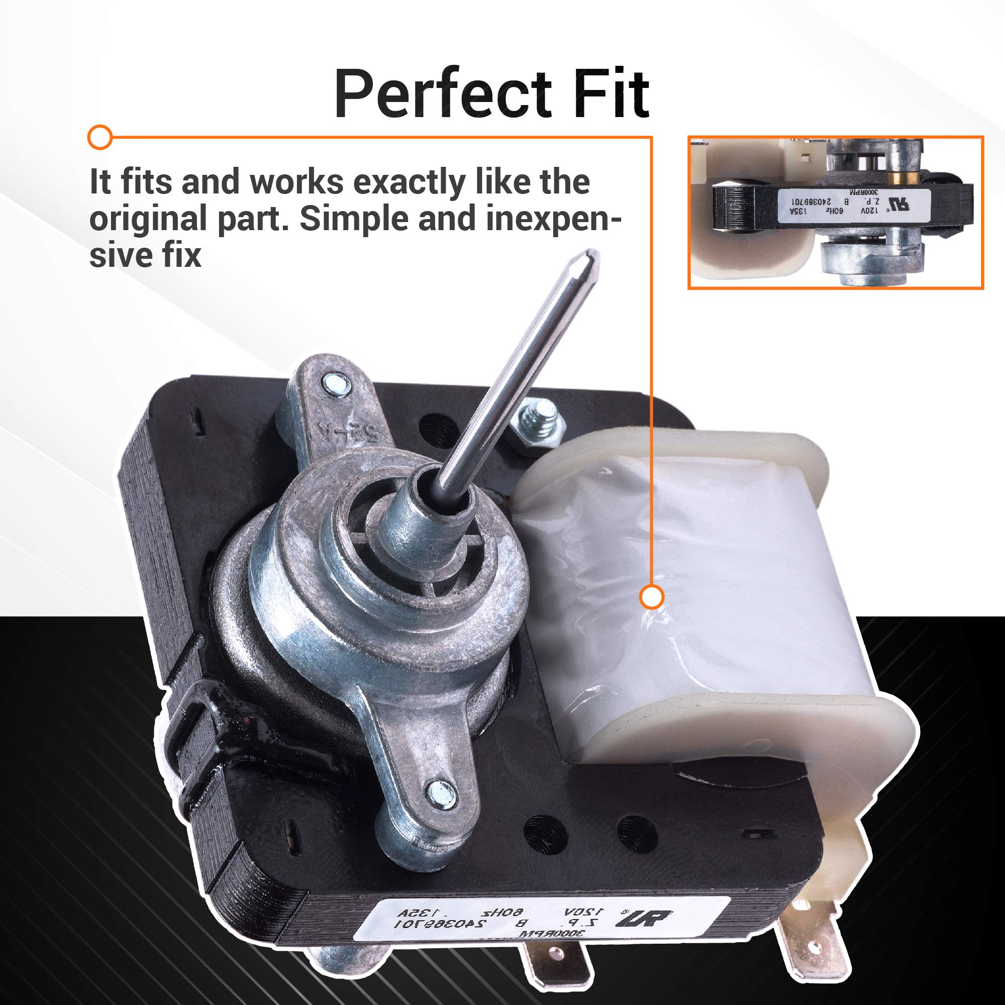 Amazon.com: New Upgraded 240369701 Refrigerator Evaporator Fan 