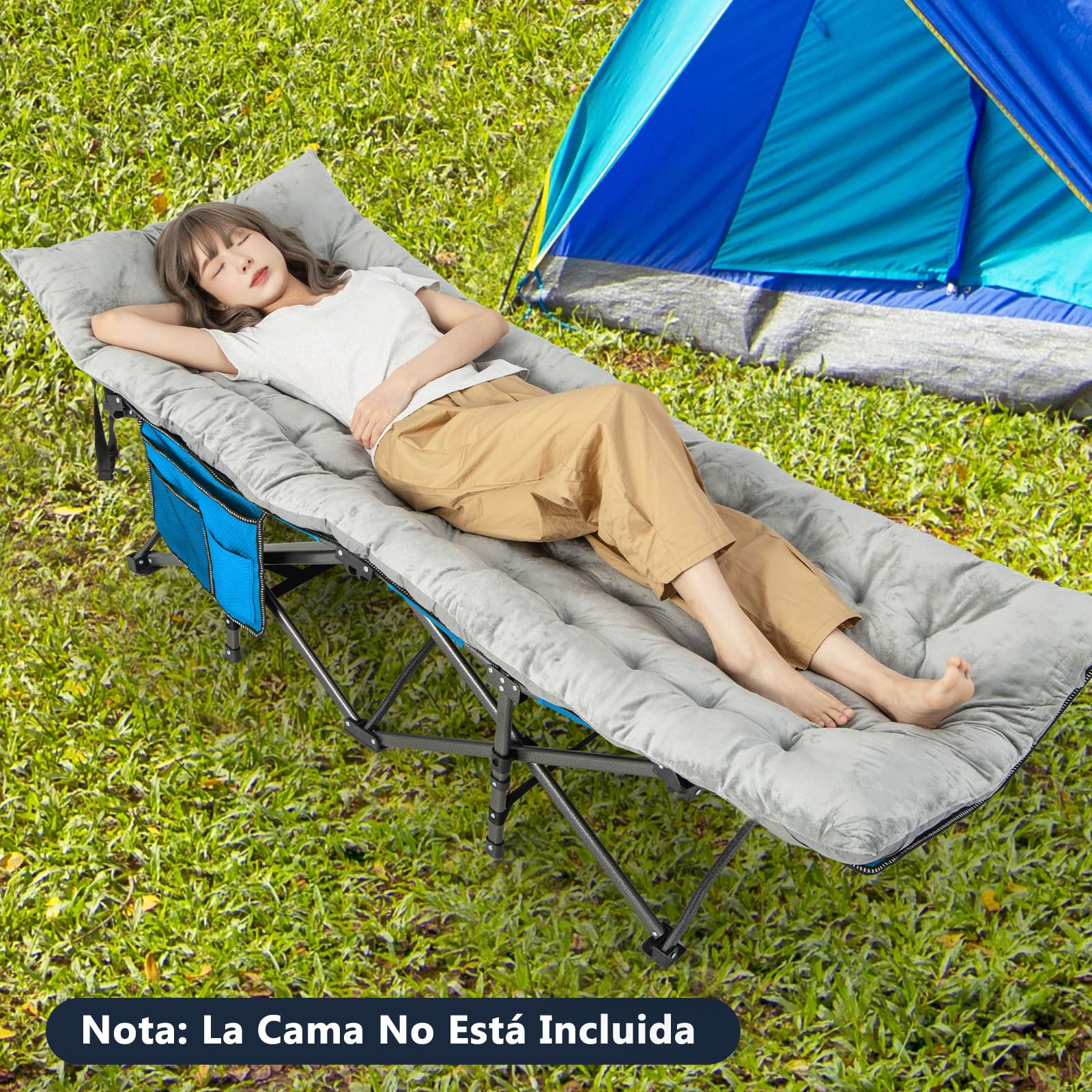 COSTWAY Cojin Tumbona, Colchoneta Tumbona 190 x 70 x 7 cm, 4 Correas de Fijación, Cojín para Silla Exterior Jardín, Piscina, Playa, Terraza y Balcón (Gris)