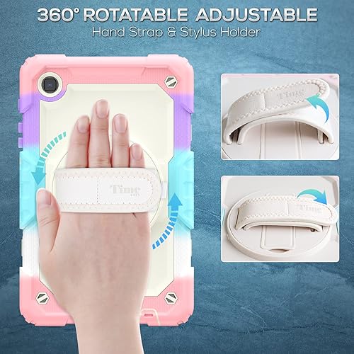 Miniatura 4 de Timecity Funda para Samsung Galaxy Tab A7 Lite con protector de pantalla para niñas y niños, funda protectora a prueba de golpes para Galaxy A7 Lite
