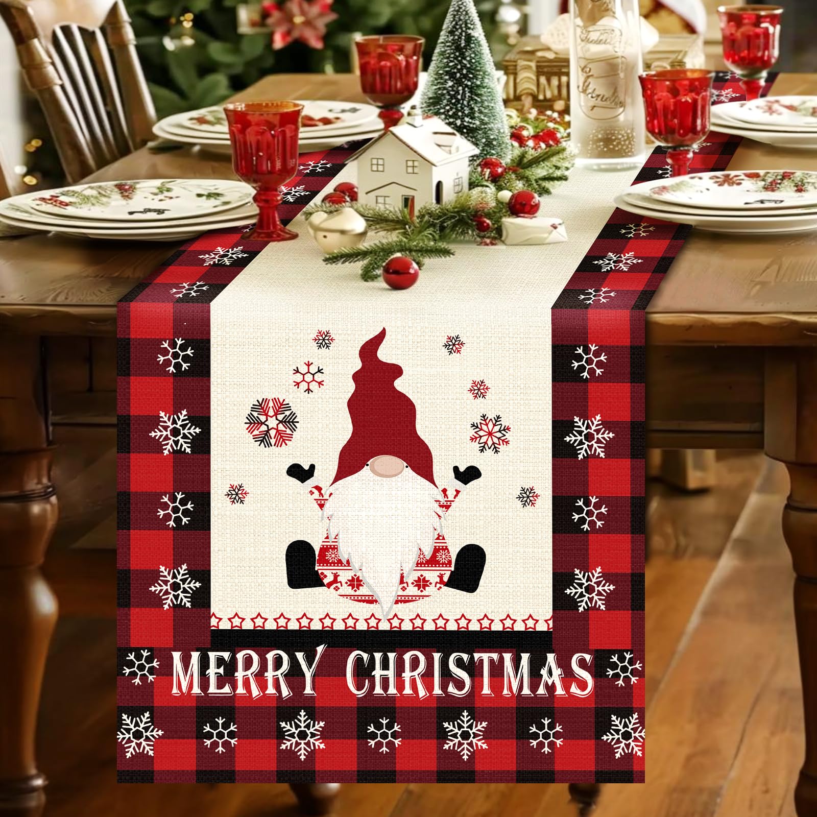 Stile Elegante Del Tavolo Natalizio. Moderno Piccolo Albero Di Natale Su Posate Di Vintage In Glassare Moderni Alberi E Case Image261595833