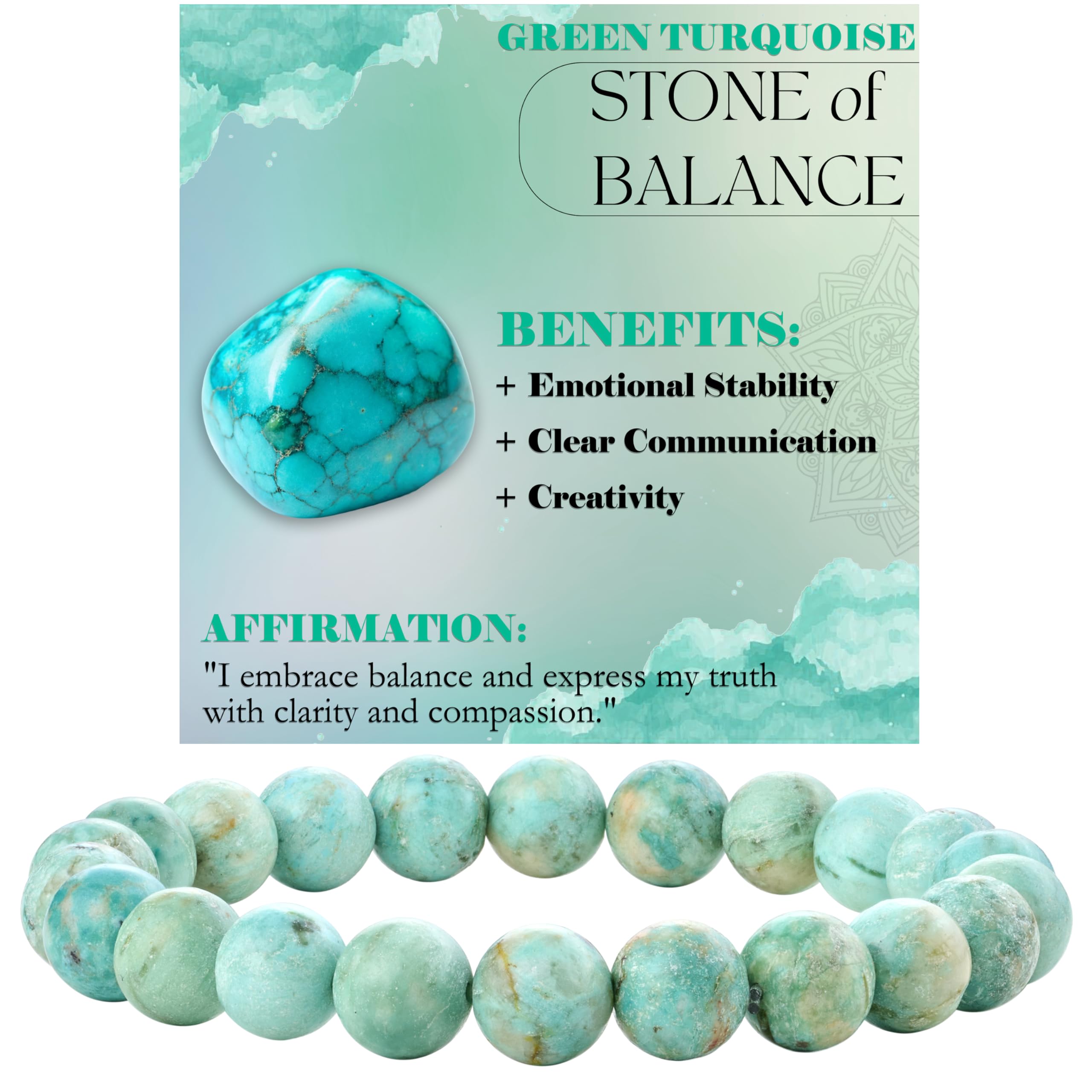 Bivei 8mm Beaded Bracelets for Women Handmade Semi Precious Natural Stone Stretch Elastic Jewelry Yoga Protection Gifts