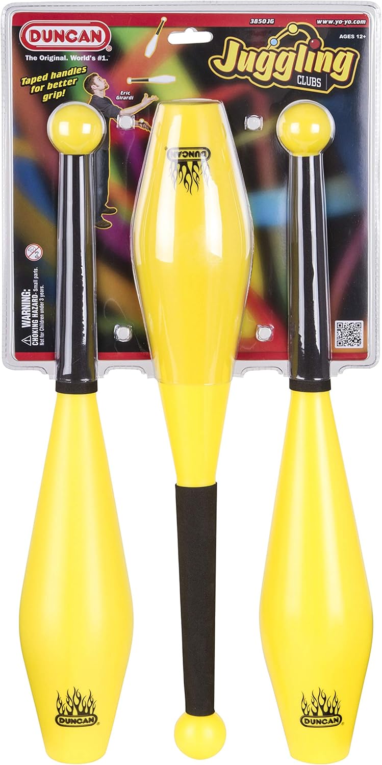 Duncan Toys Juggling Clubs, [3-Pack] Colors May Vary