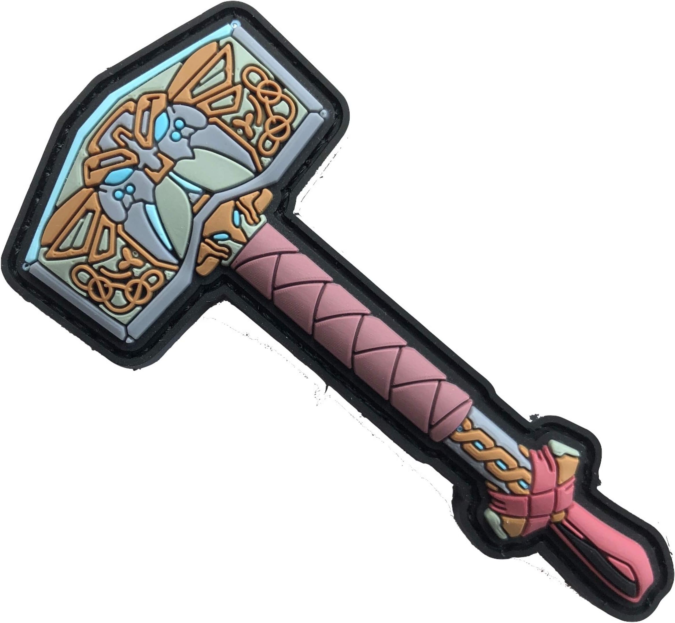 Mjolnir Thor´s Hammer Mjölnir Viking Patch Valhalla